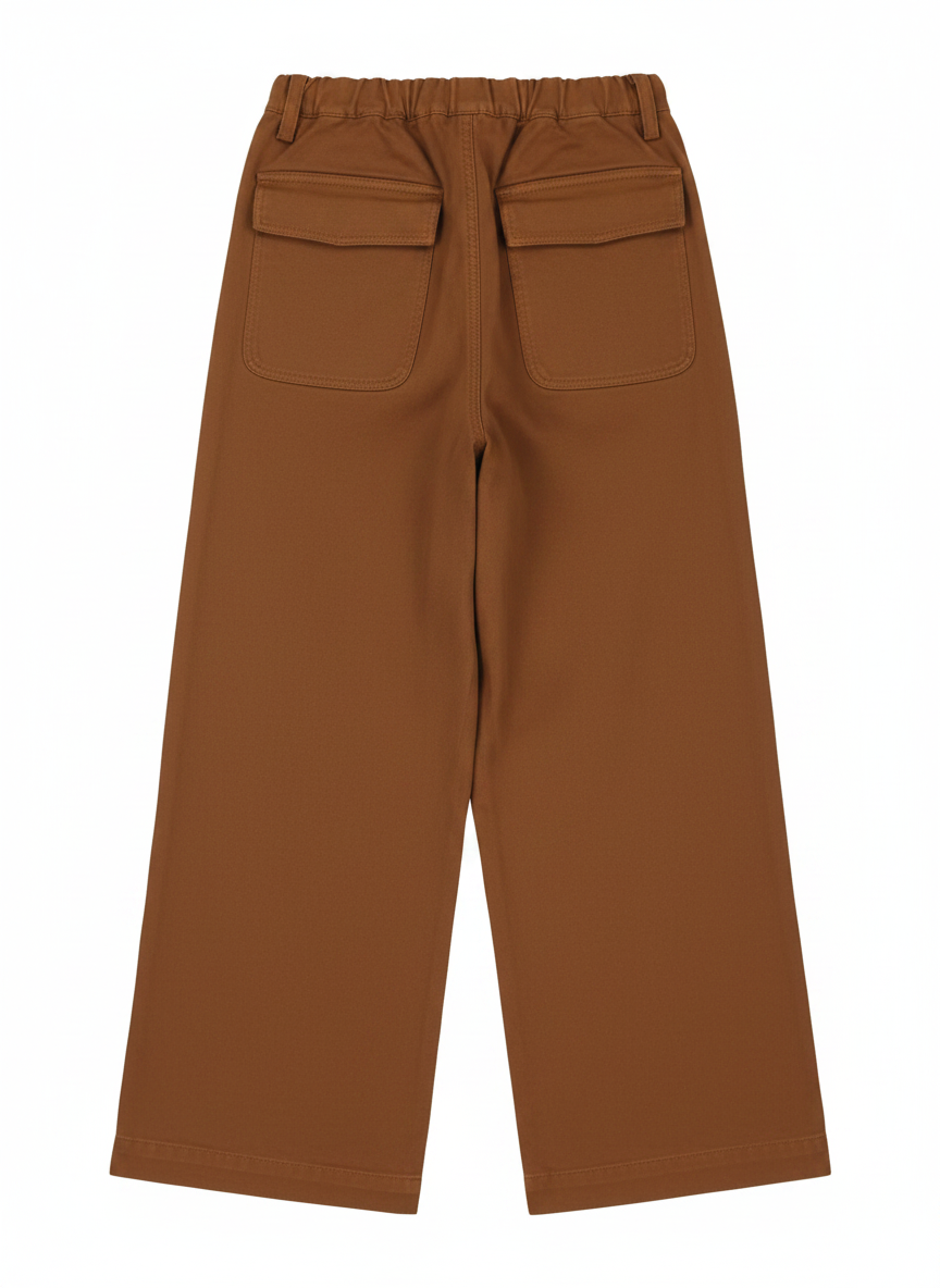 Relaxed Serge Pants- Noisette