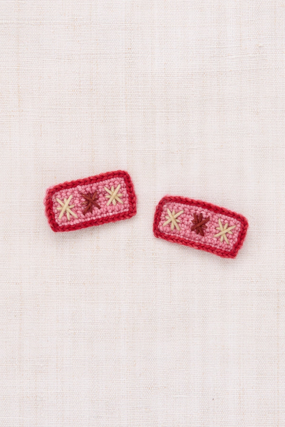 Puff Star Clip Set, Macaron