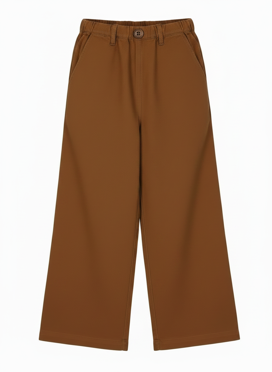 Relaxed Serge Pants- Noisette
