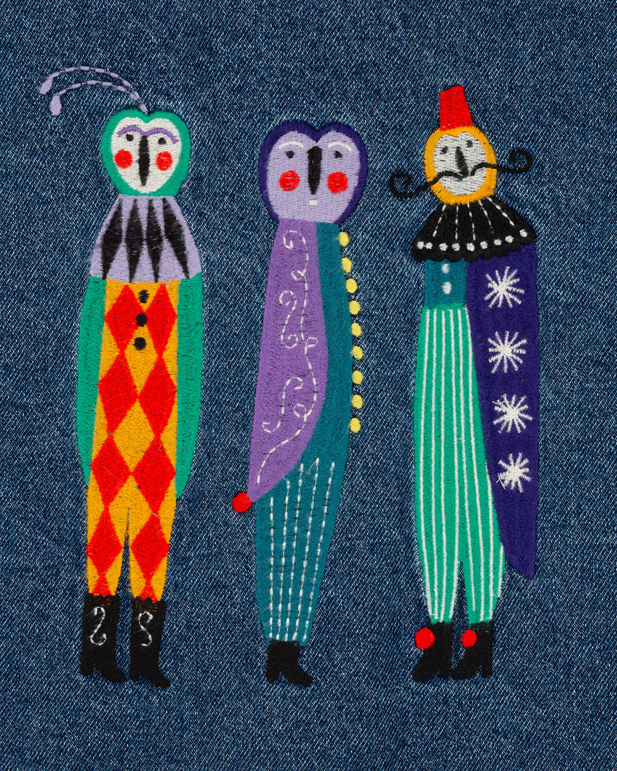 Kids Blue Denim Jacket x Julie Daleyden - ALEGRIA COLLECTION