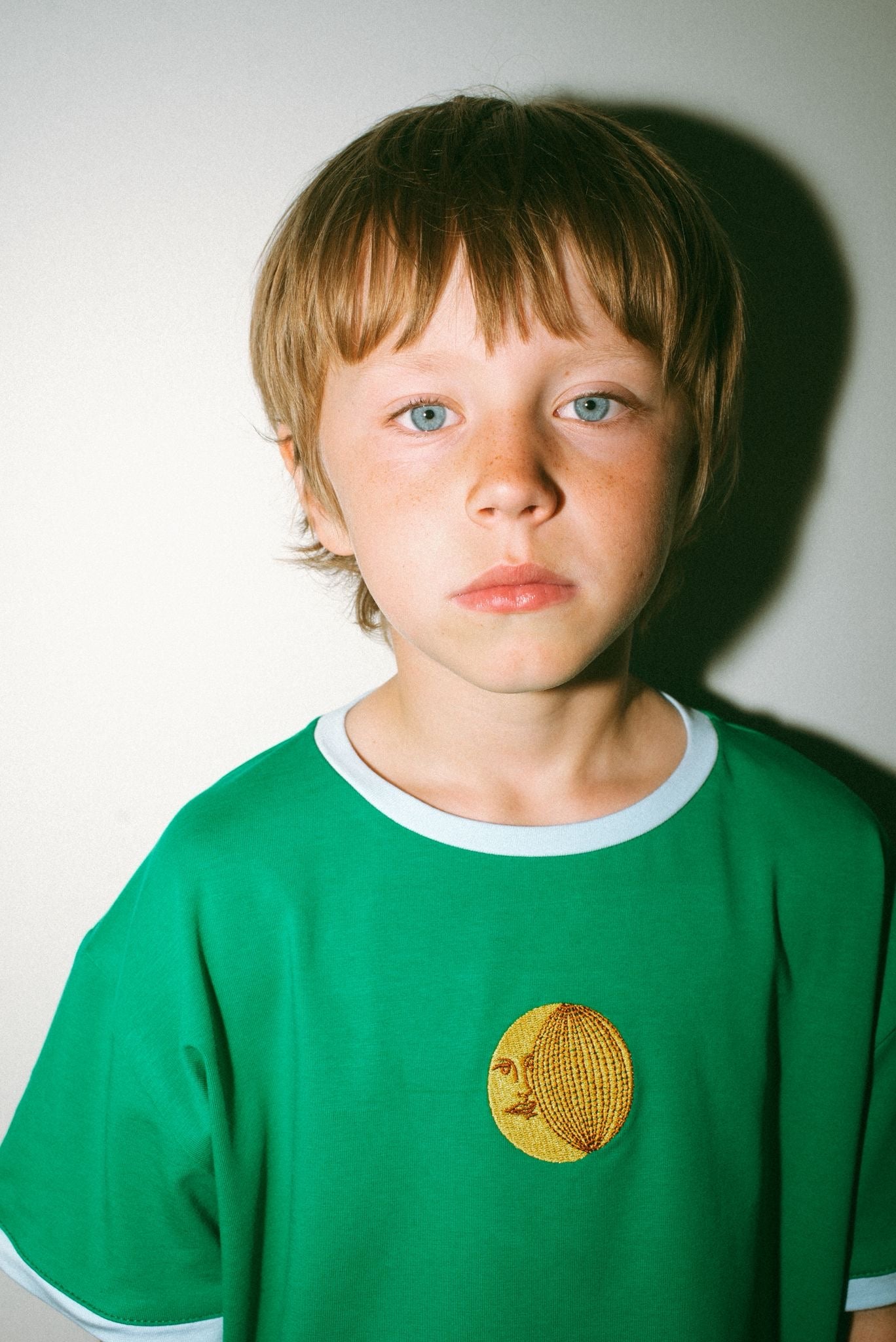 August Moon Embroidered Tee