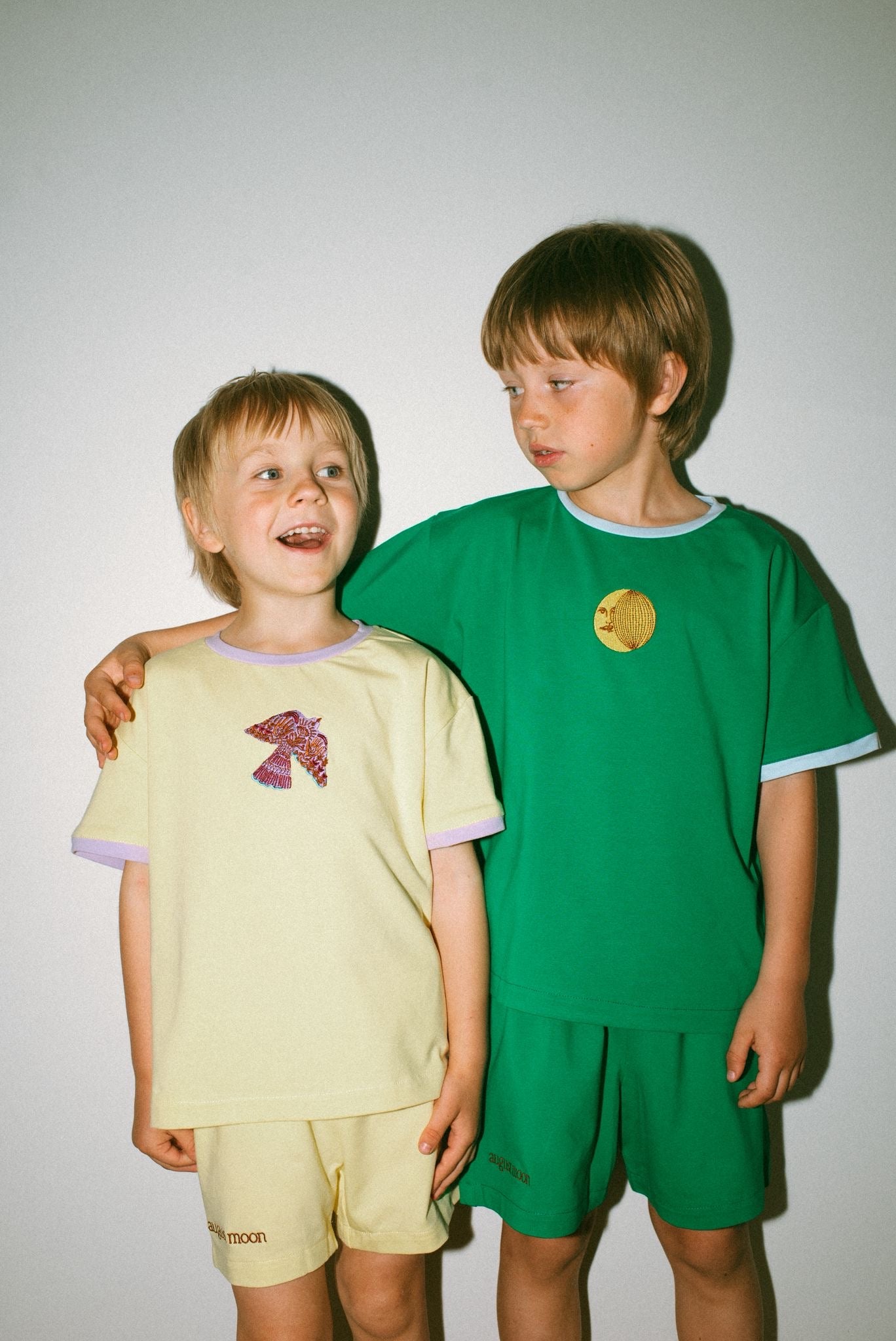 August Moon Embroidered Tee