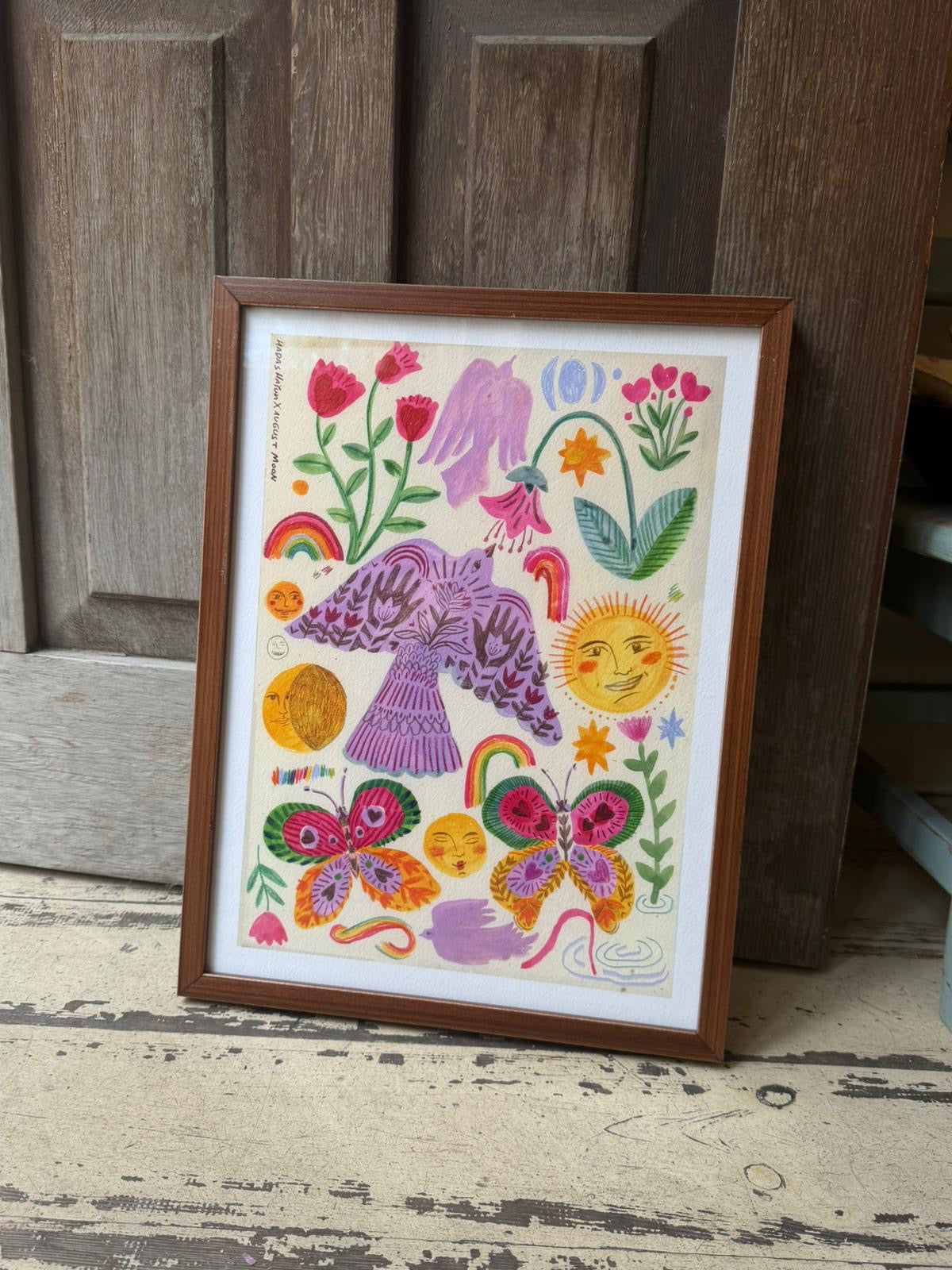 August Moon 01 - Art Print - Hadas Hayun