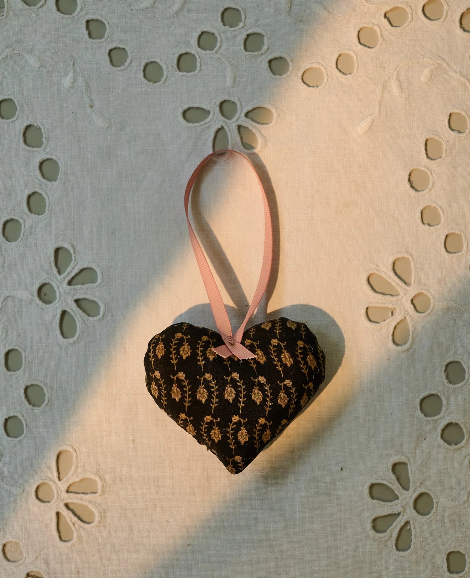 Megan Heart SILK Ornament