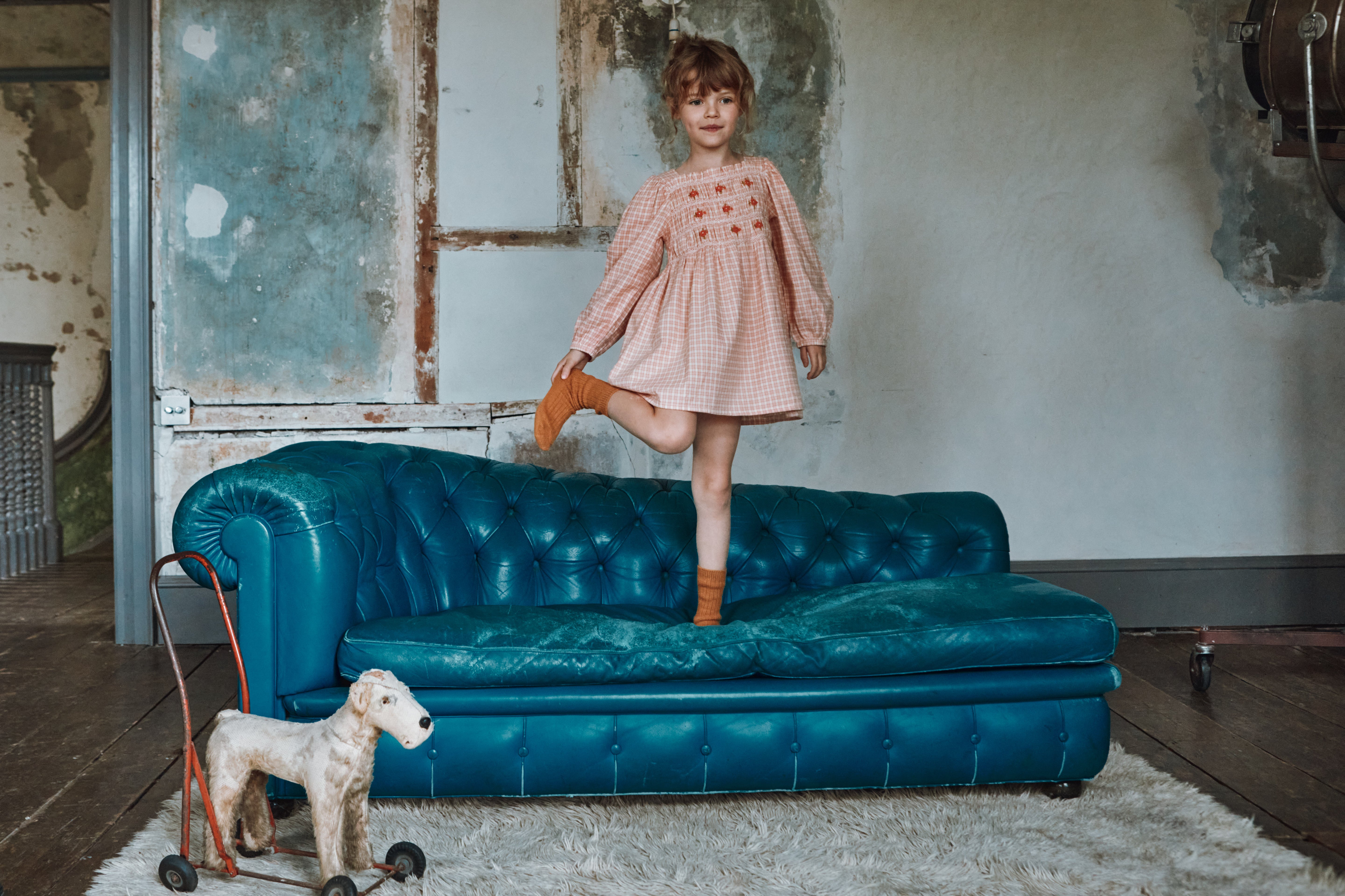 Floral Embroidered Ecolier Dress