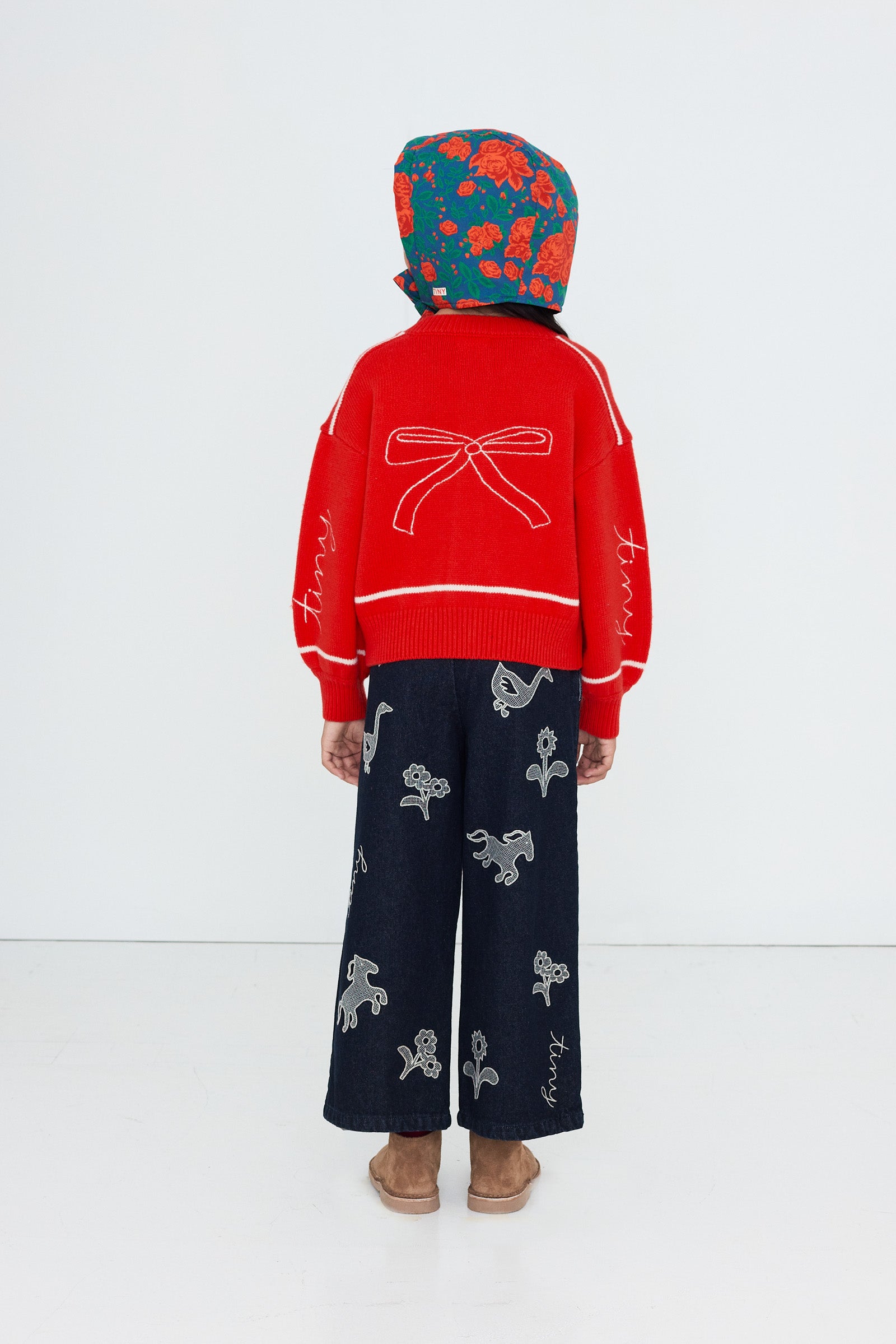HORSES & FLOWERS DENIM PANT