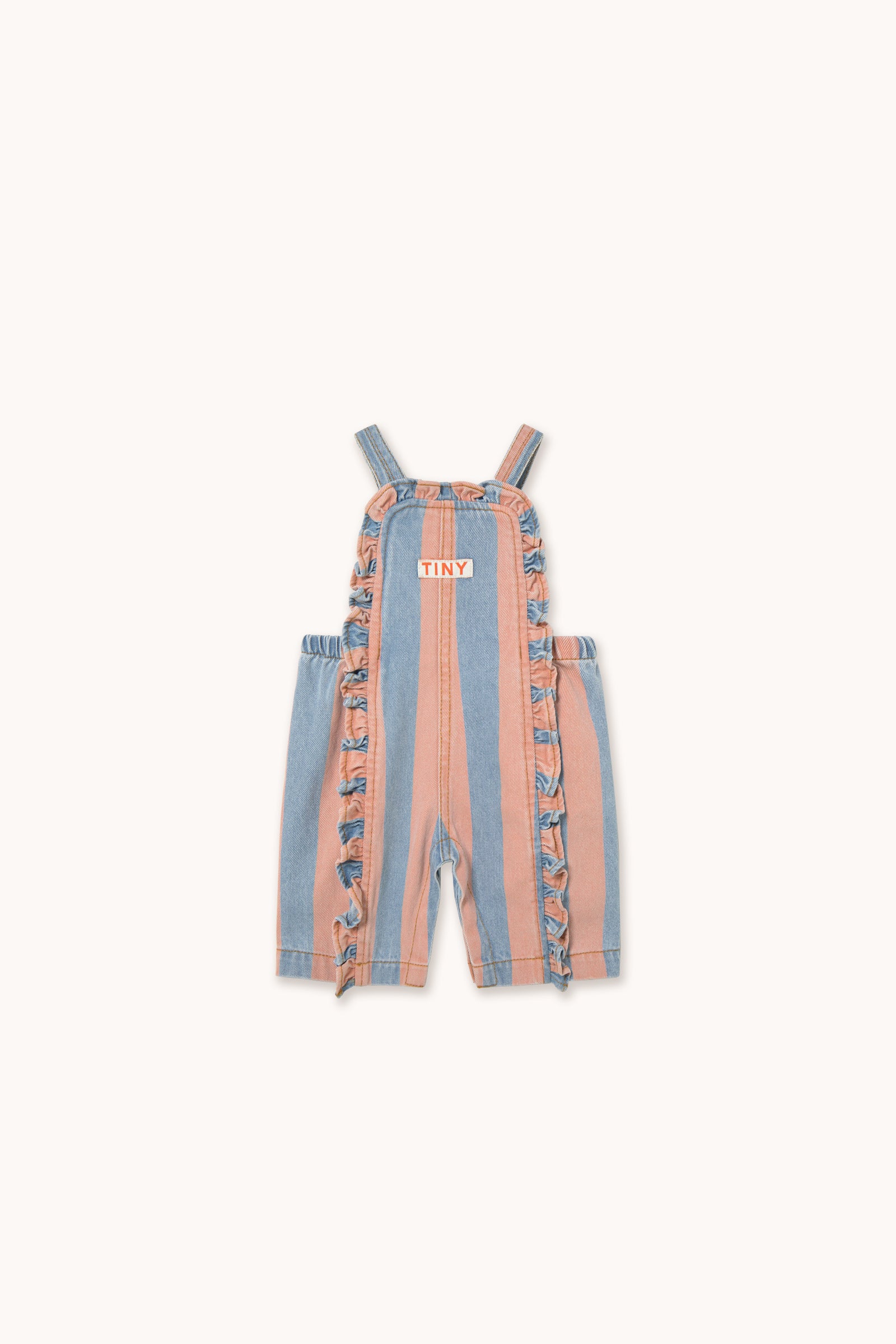 PINK STRIPES BABY DENIM DUNGAREE