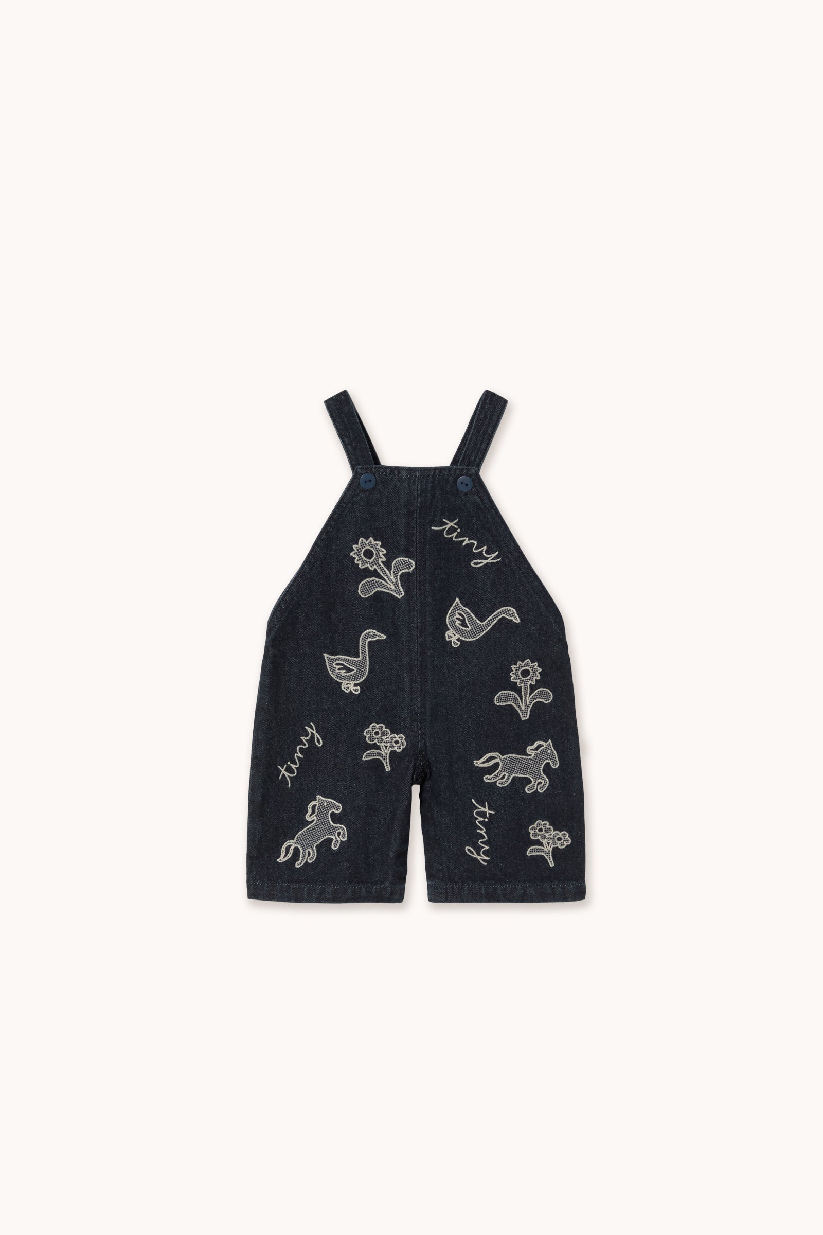 HORSES & FLOWERS DUNGAREE