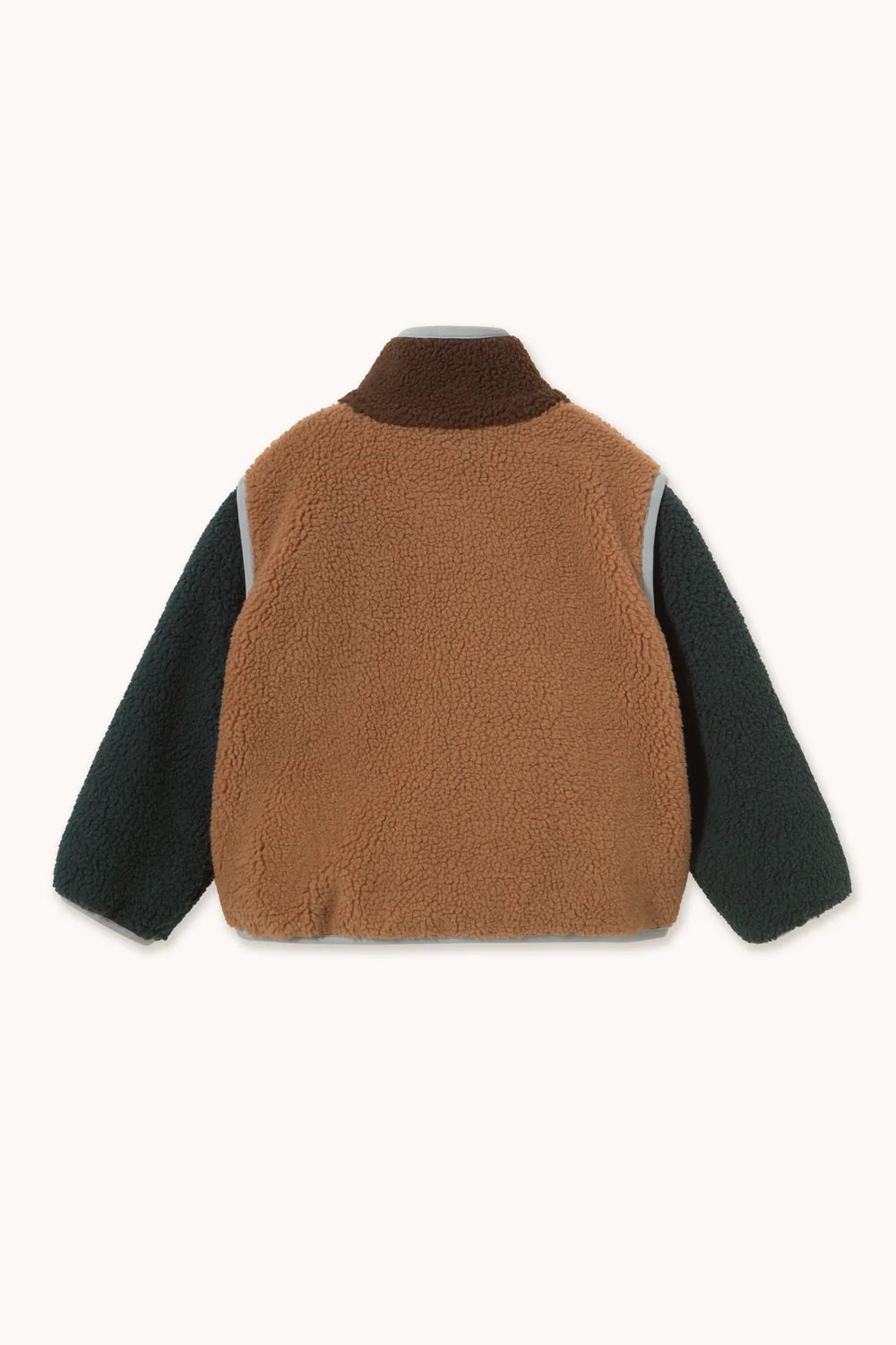 COLOR BLOCK SHERPA JACKET