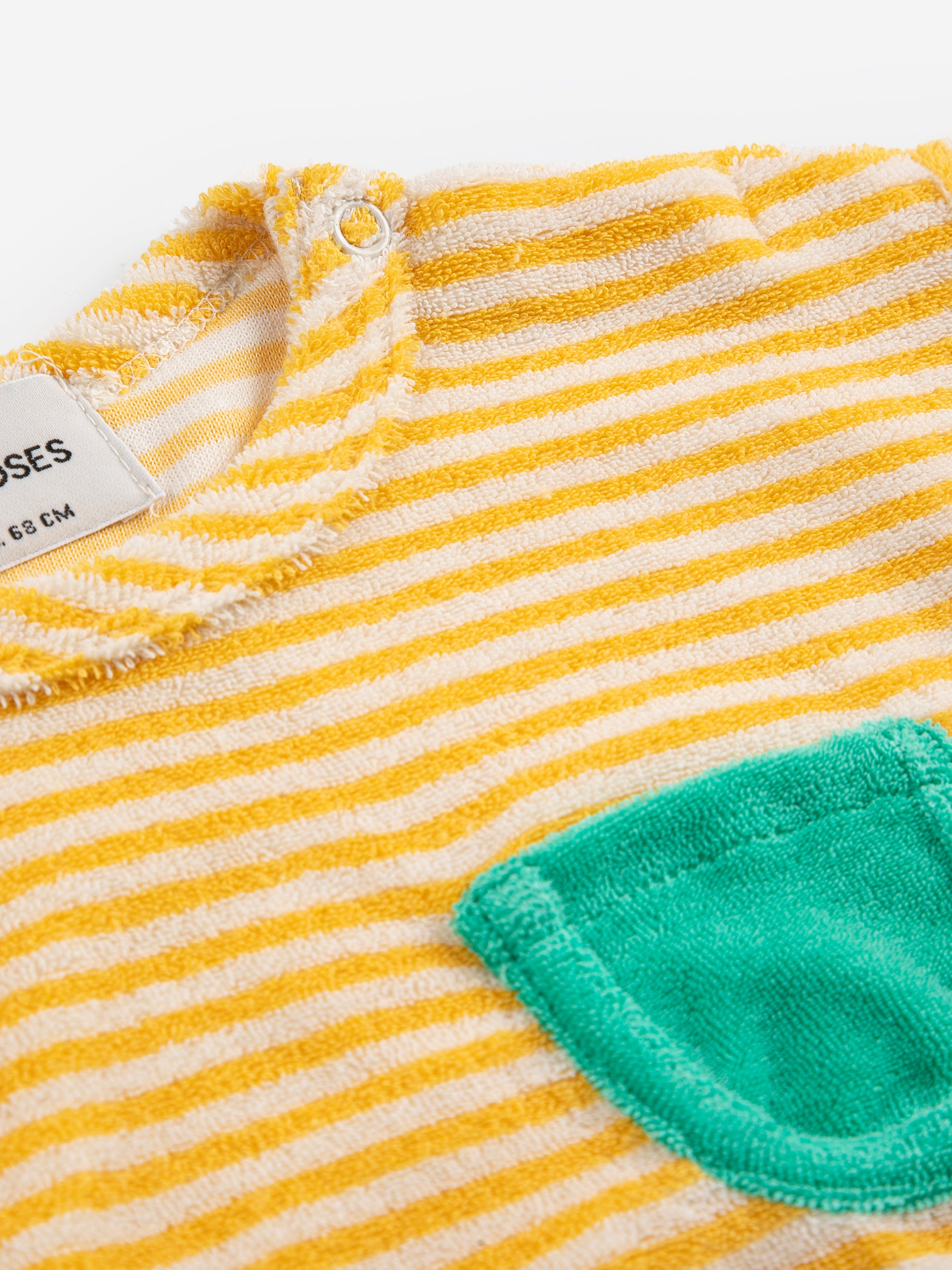 Yellow Stripes Terry Cloth Tshirt