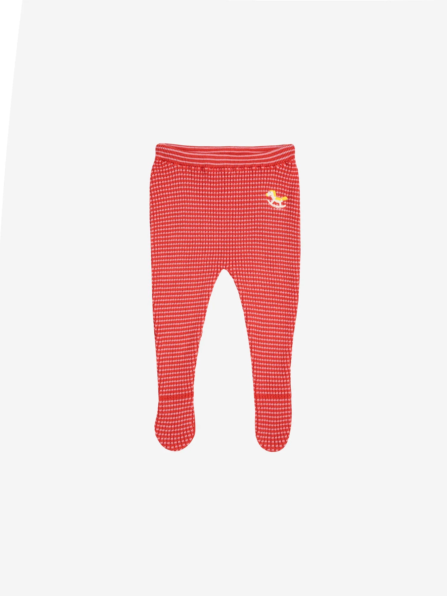 Rocking Horse knitted footed leggings