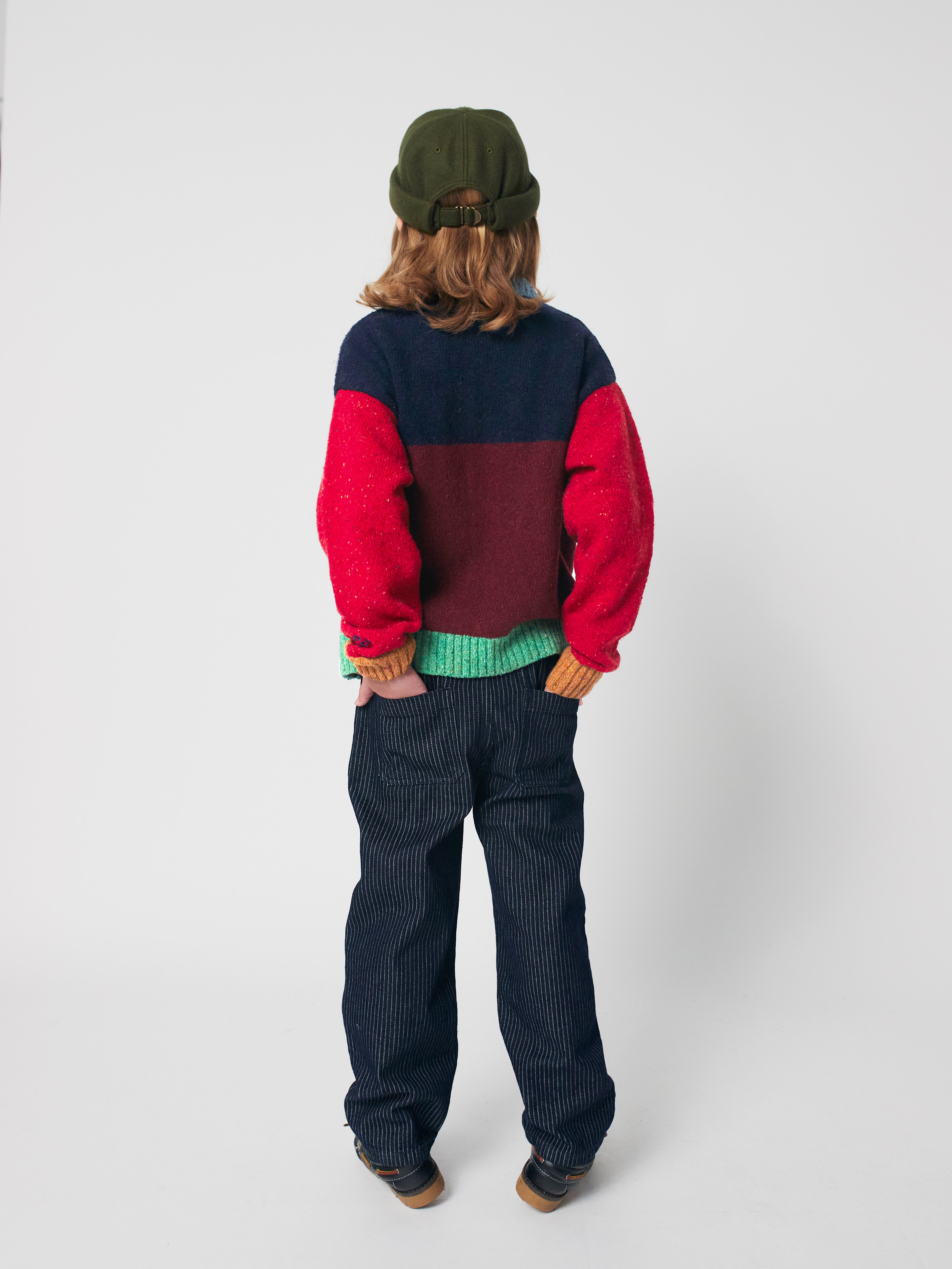 Tic Tac Toe Denim Pants