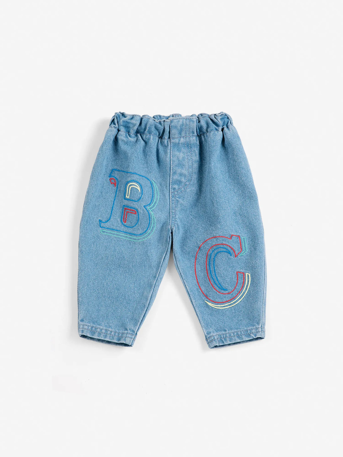 B.C. Embossed denim pants