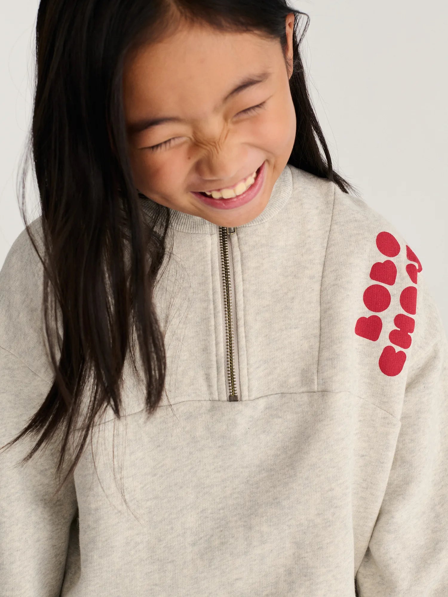 Bobo Choses Bolder half zipped sweatshirt