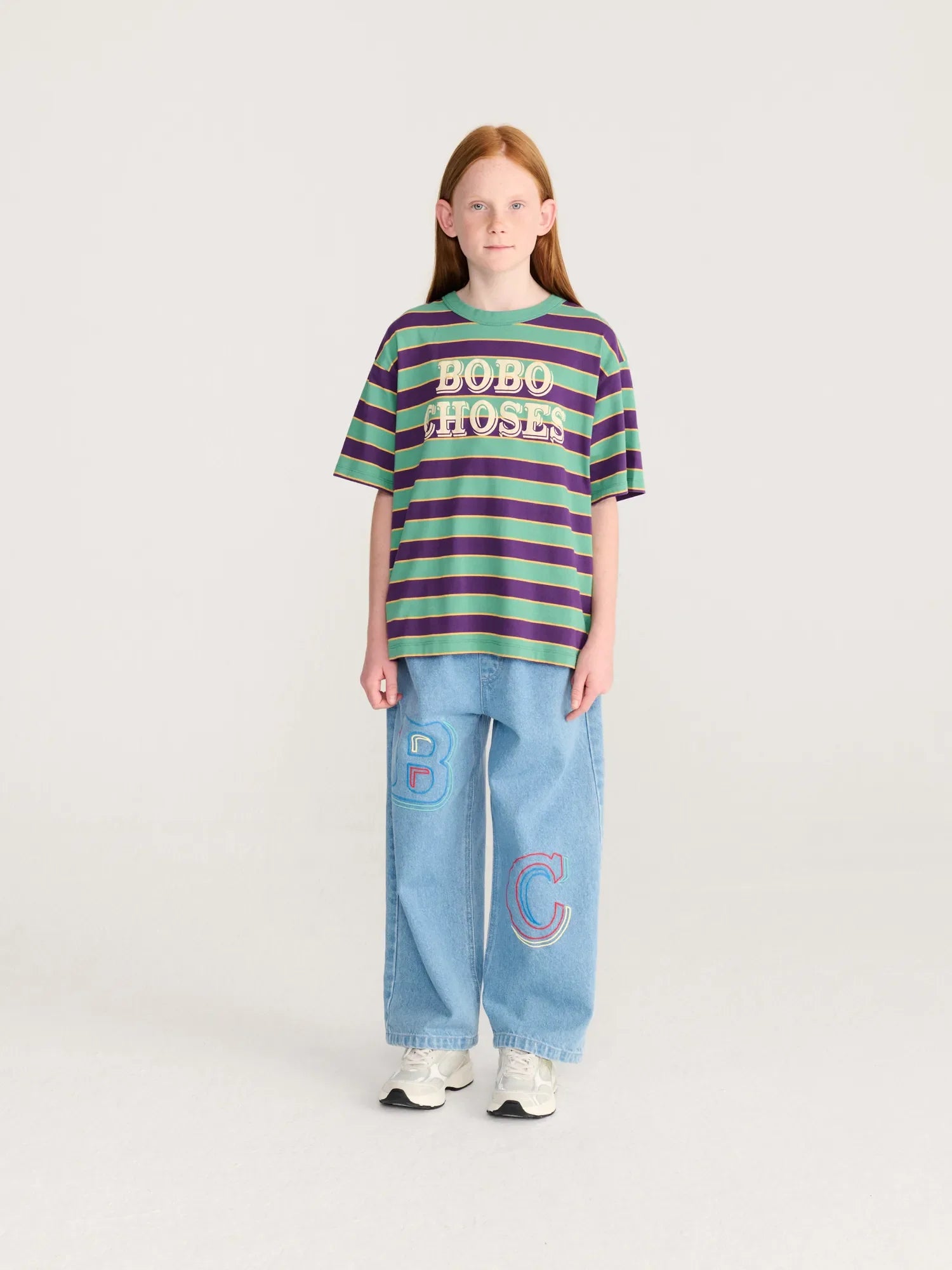 Bobo Choses Embossed denim pants