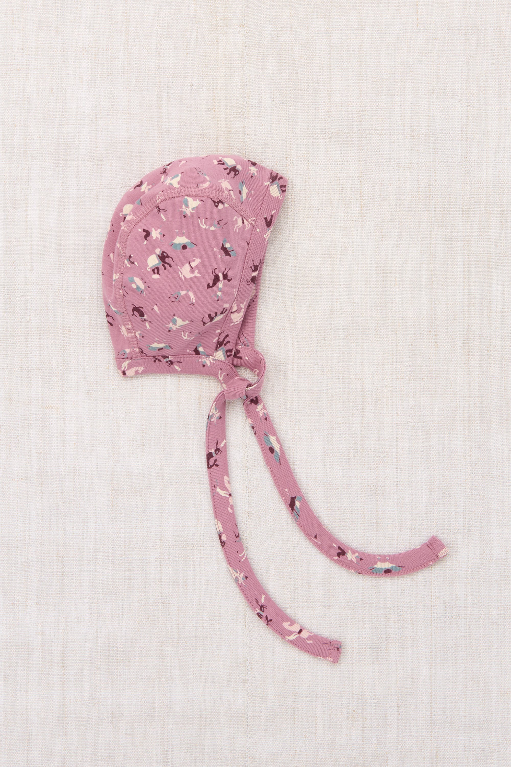 Baby Bonnet - Antique Rose Circus