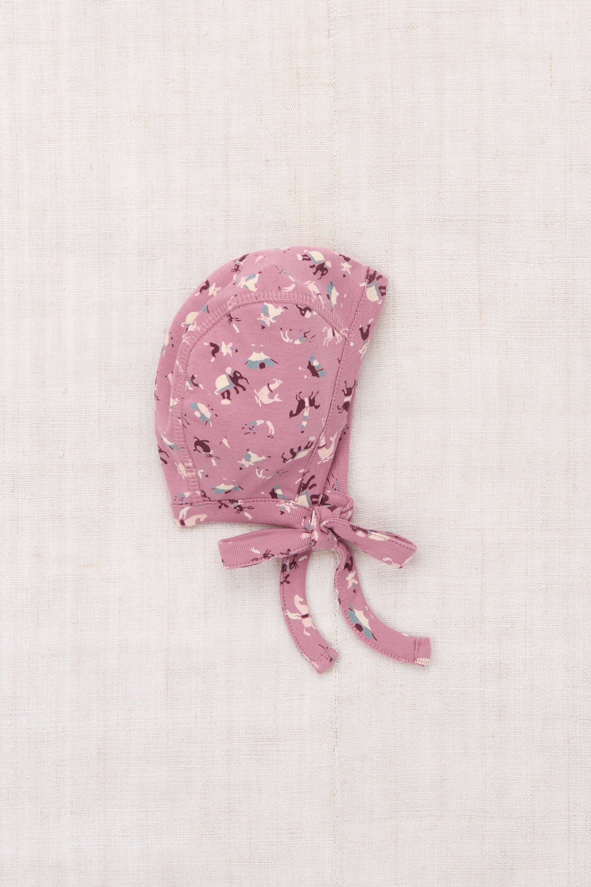 Baby Bonnet - Antique Rose Circus