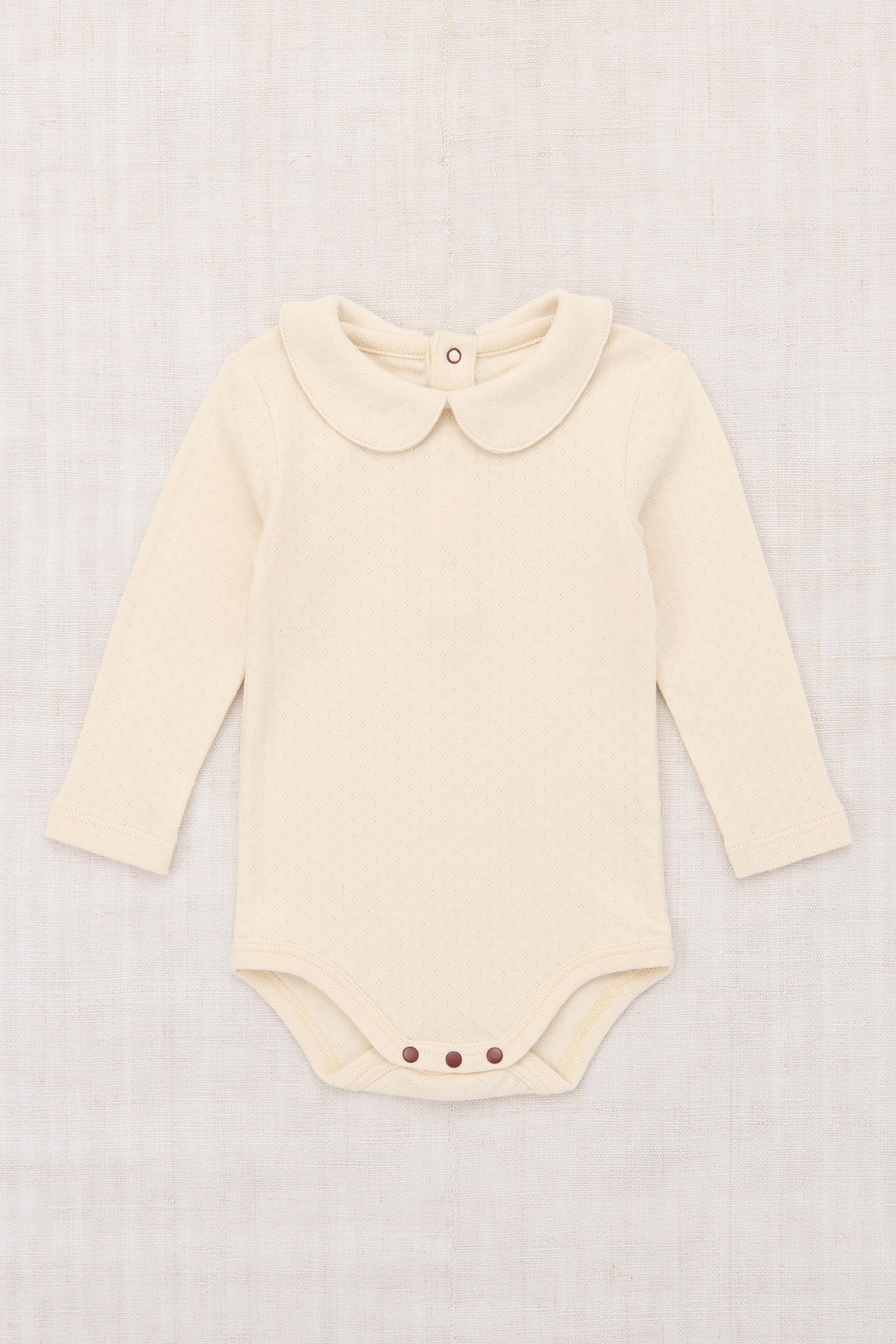 Baby Pointelle Petit Collar Onesie