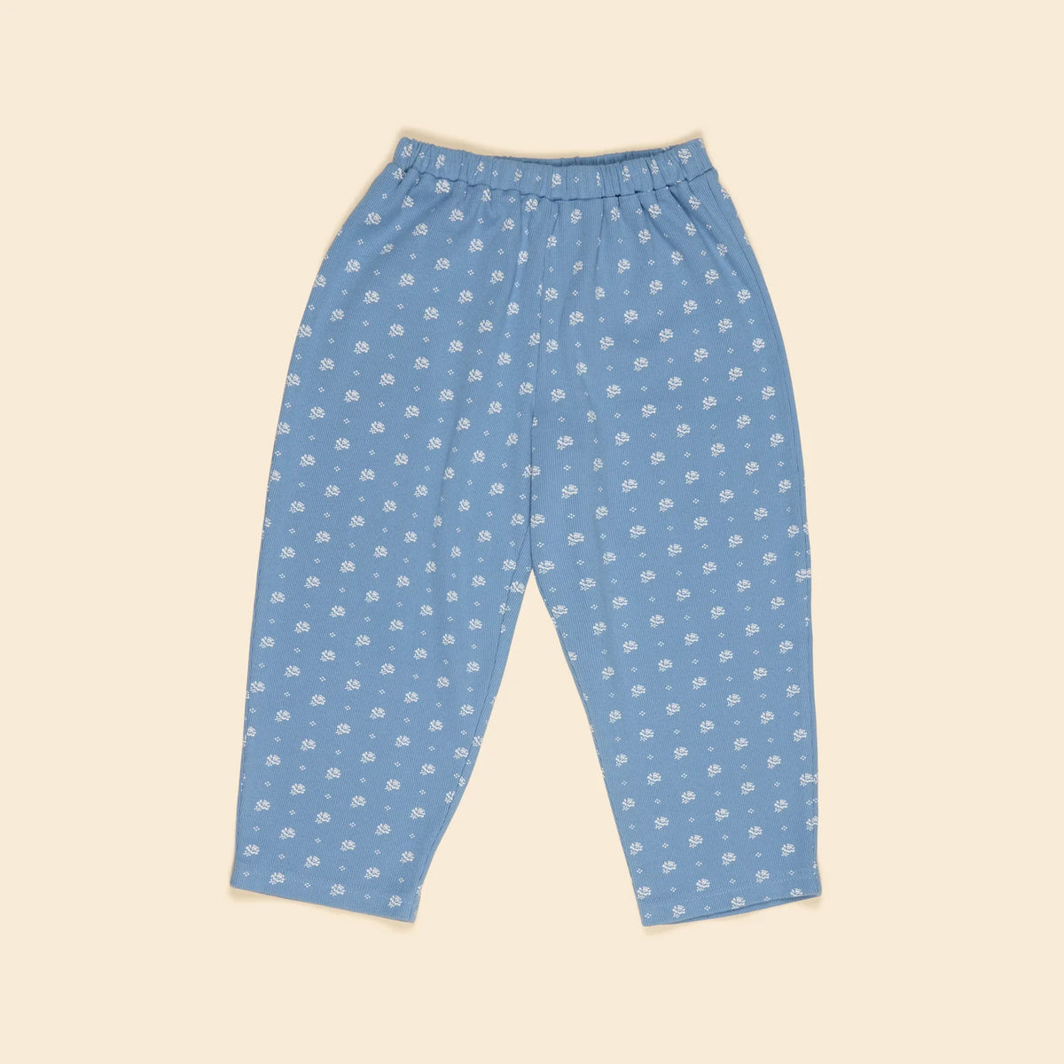 COMING SOON: Cara Curve Jersey Trouser - Mountain Calico Blue