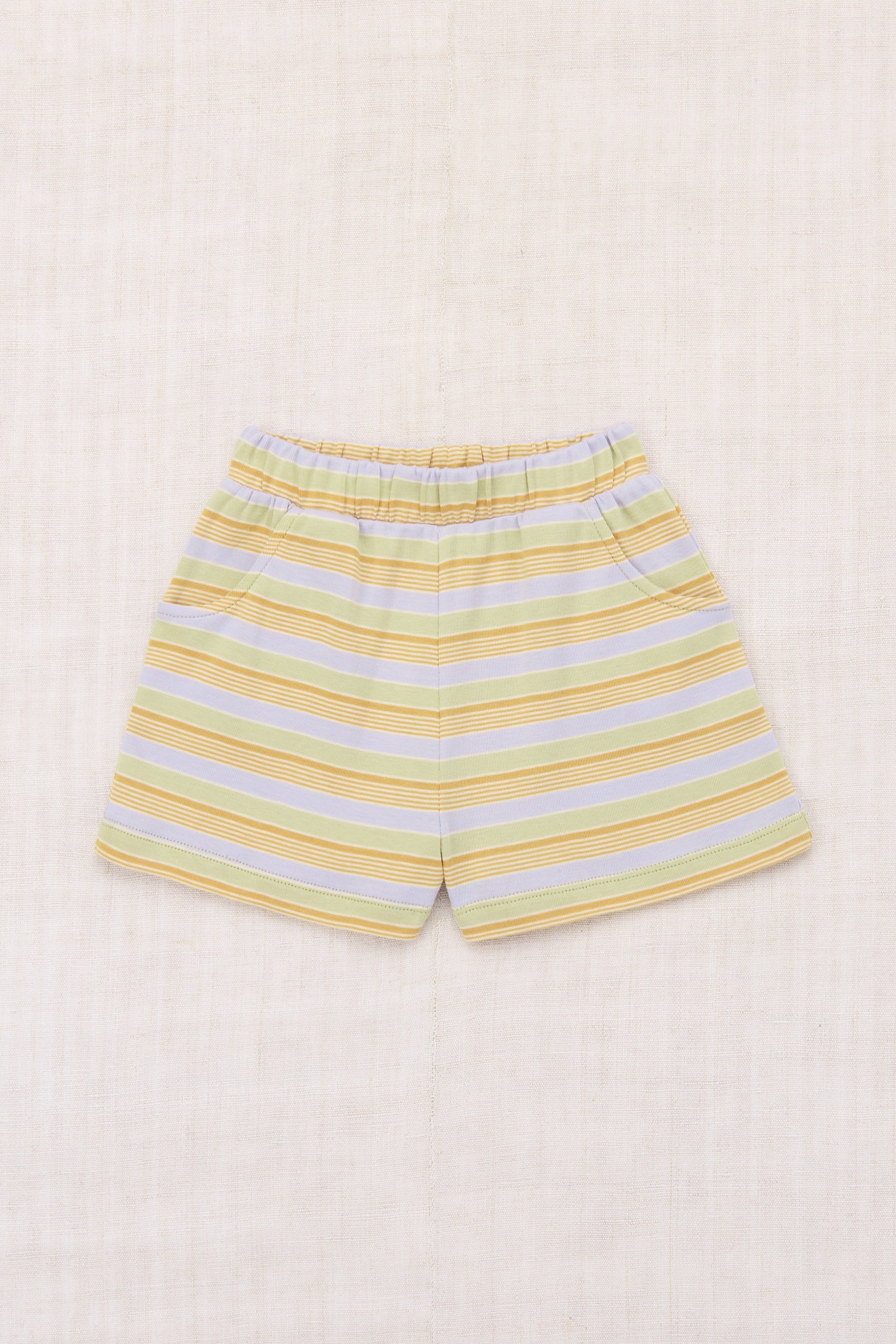 Cycling Short, Mist Avenue Stripe