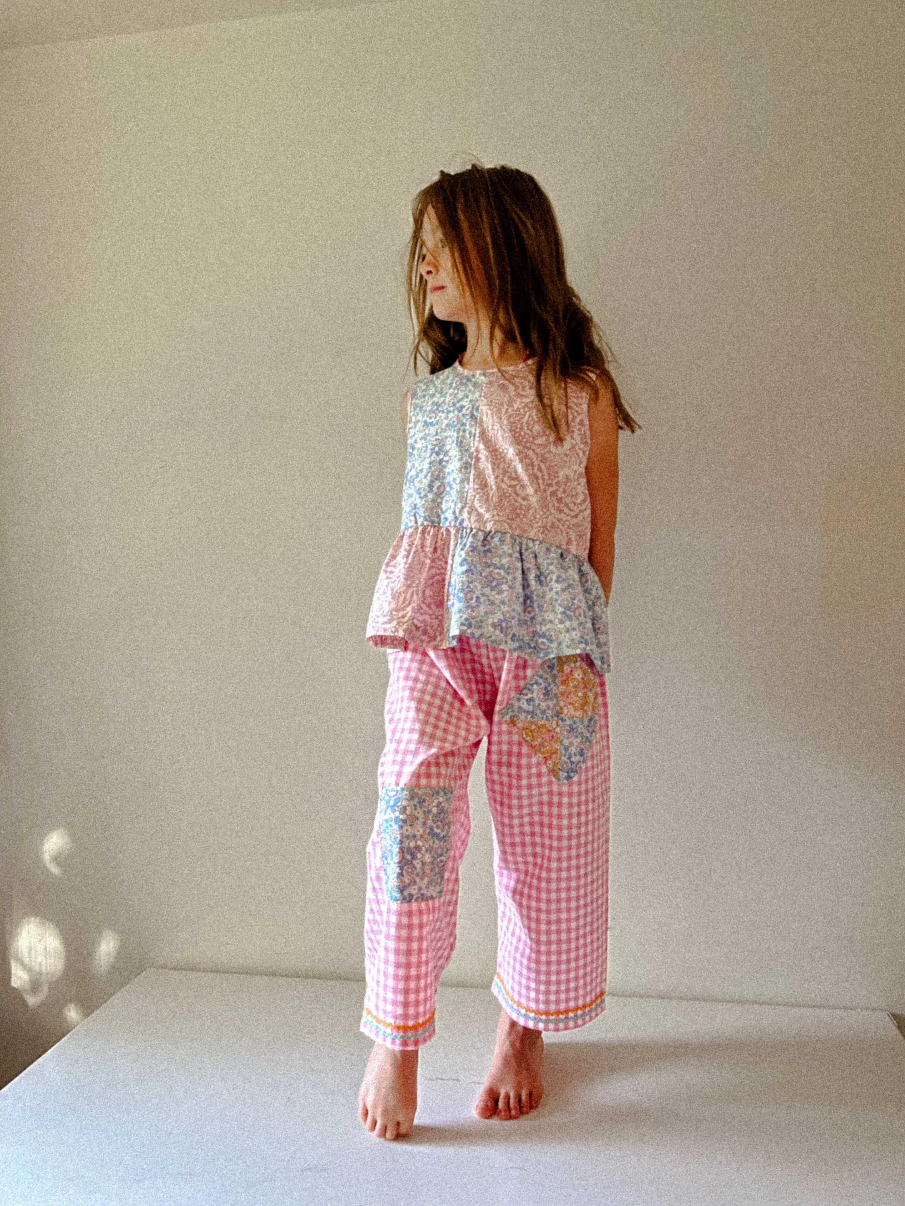 Garden Pants in Picnic Pink