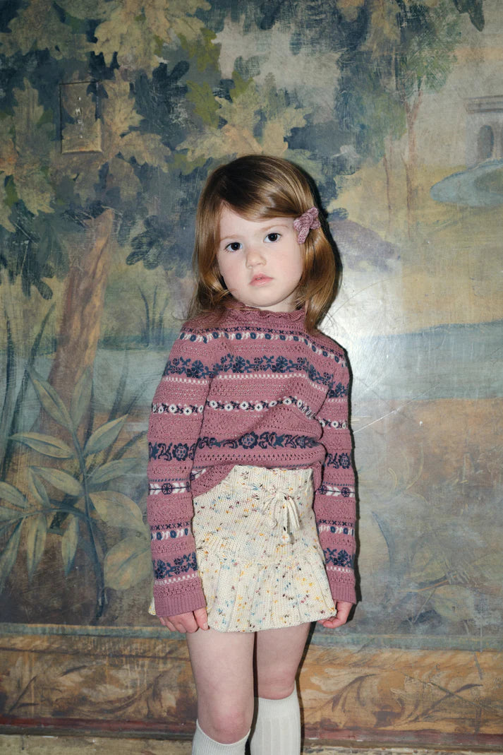 Pamela Sweater, Antique Rose