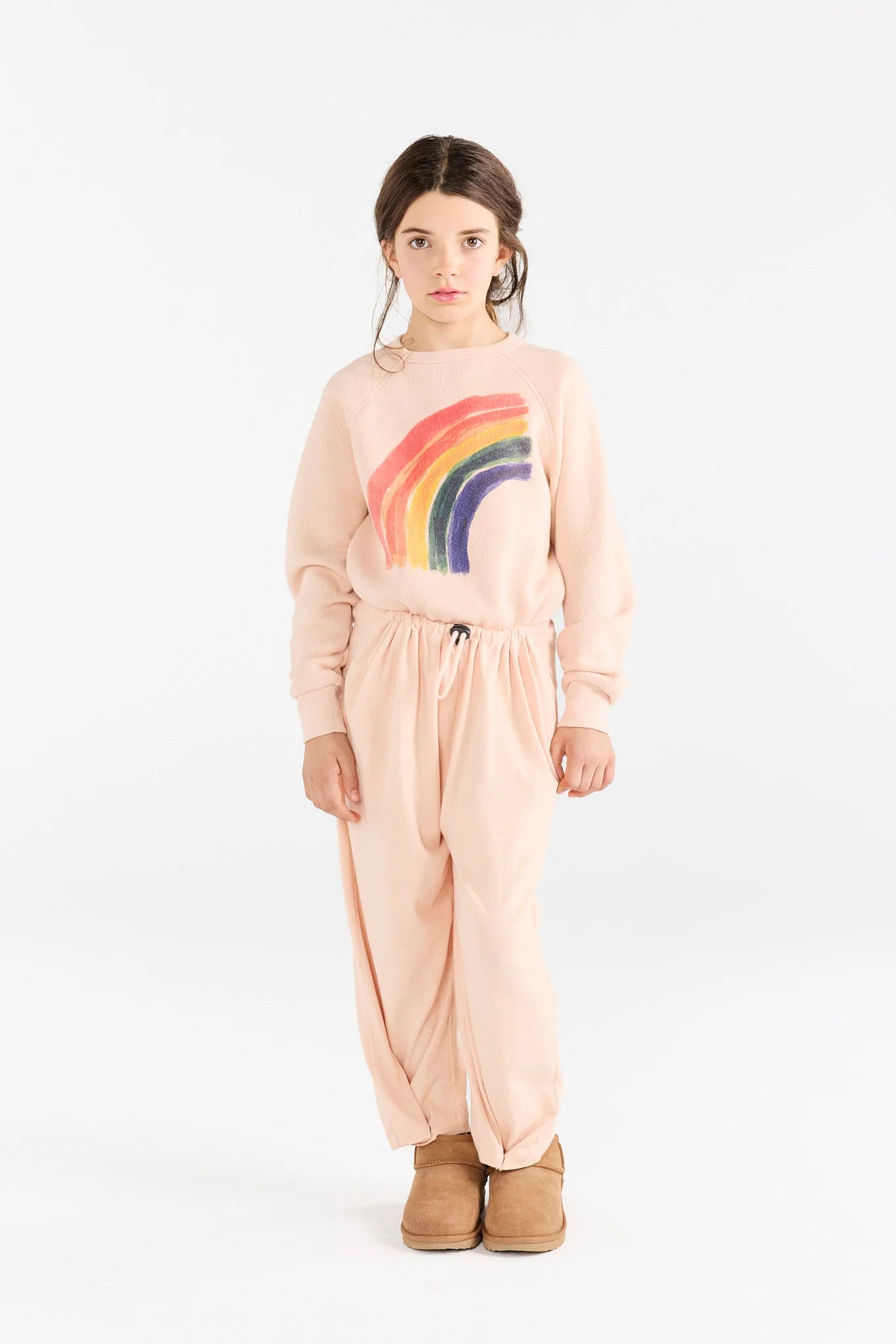 Soft Coral Stag Sweatpants