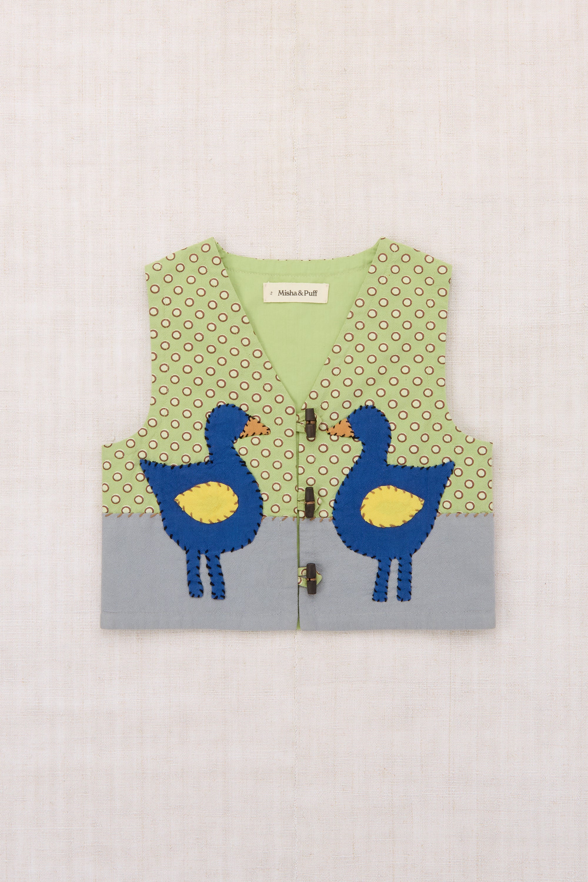 Flock Applique Vest