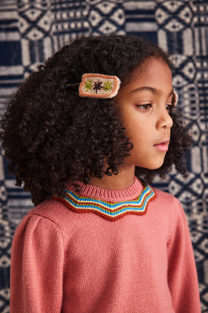 Puff Star Clip Set, Patina