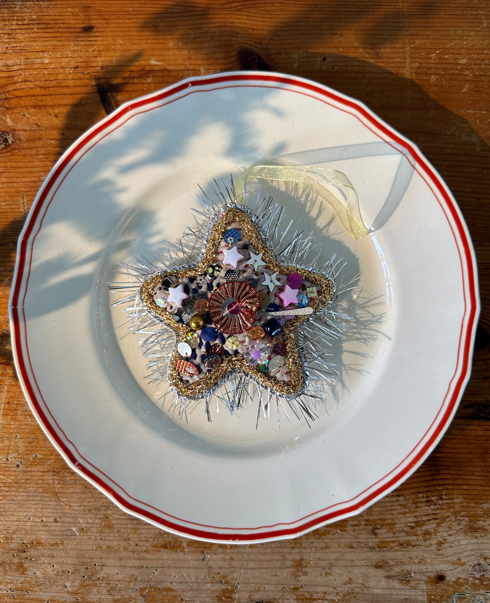 Glitter Star Ornament