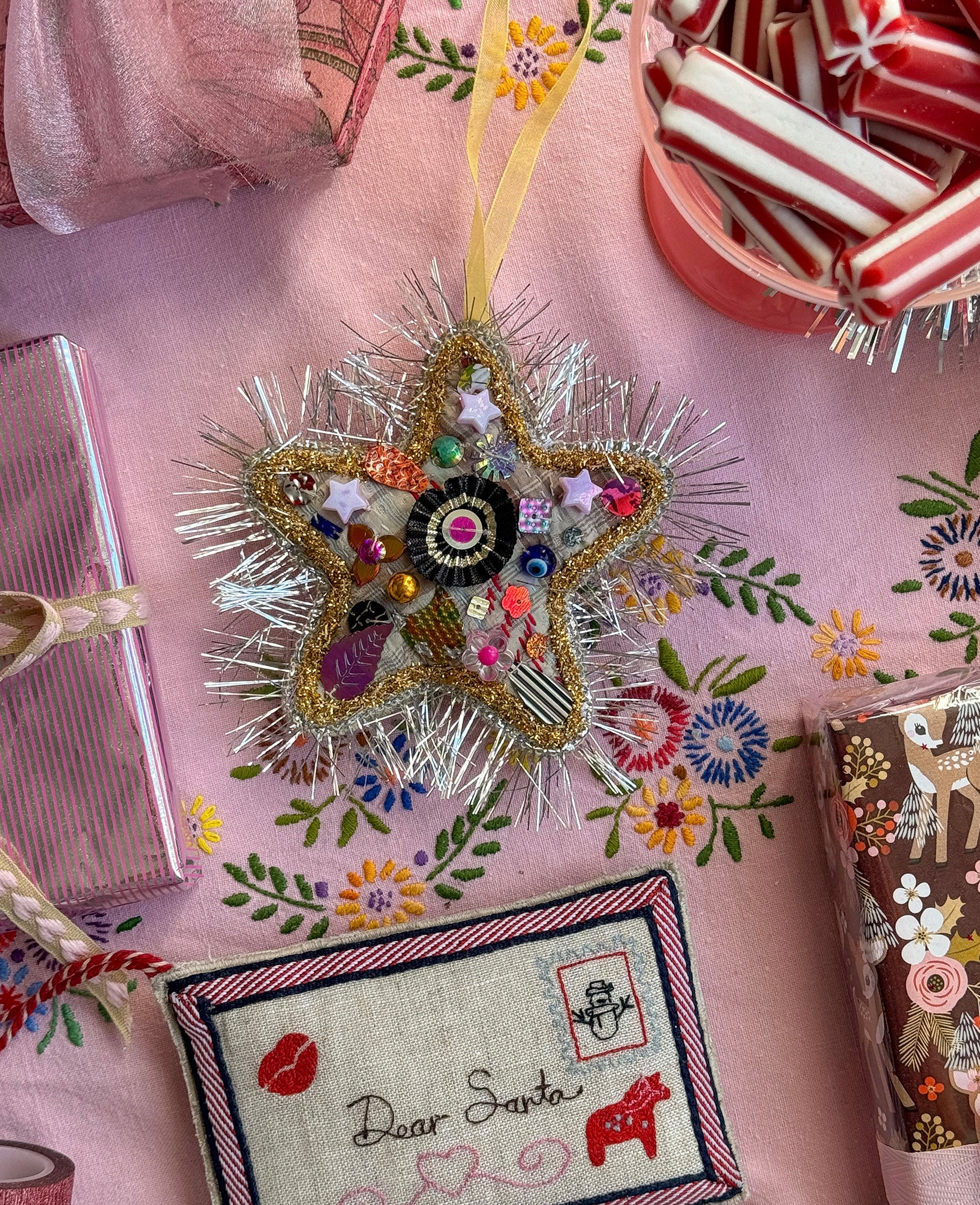 Glitter Star Ornament