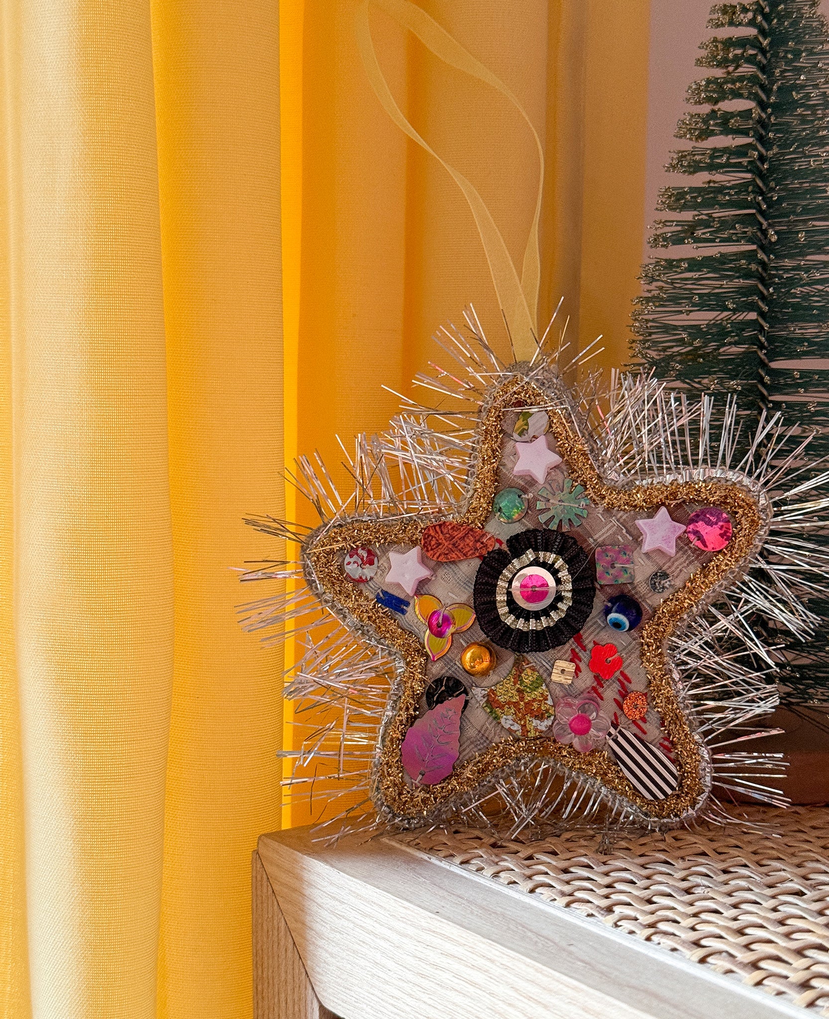 Glitter Star Ornament