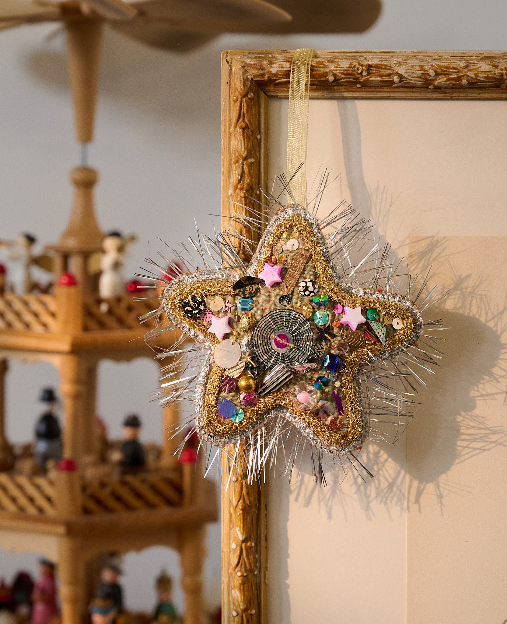 Glitter Star Ornament