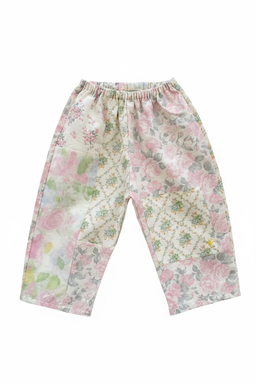 Rose Patchwork Pant