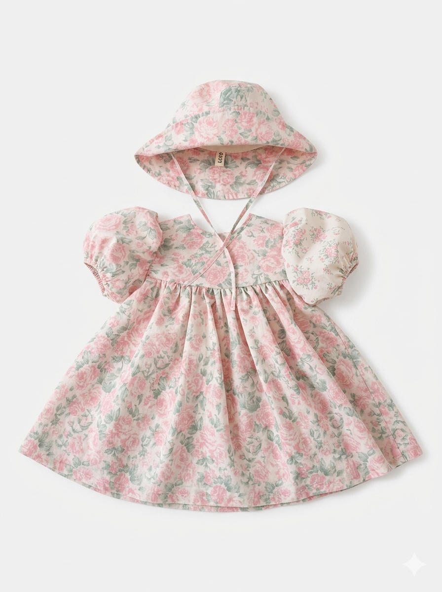 Rose Patchwork Dress