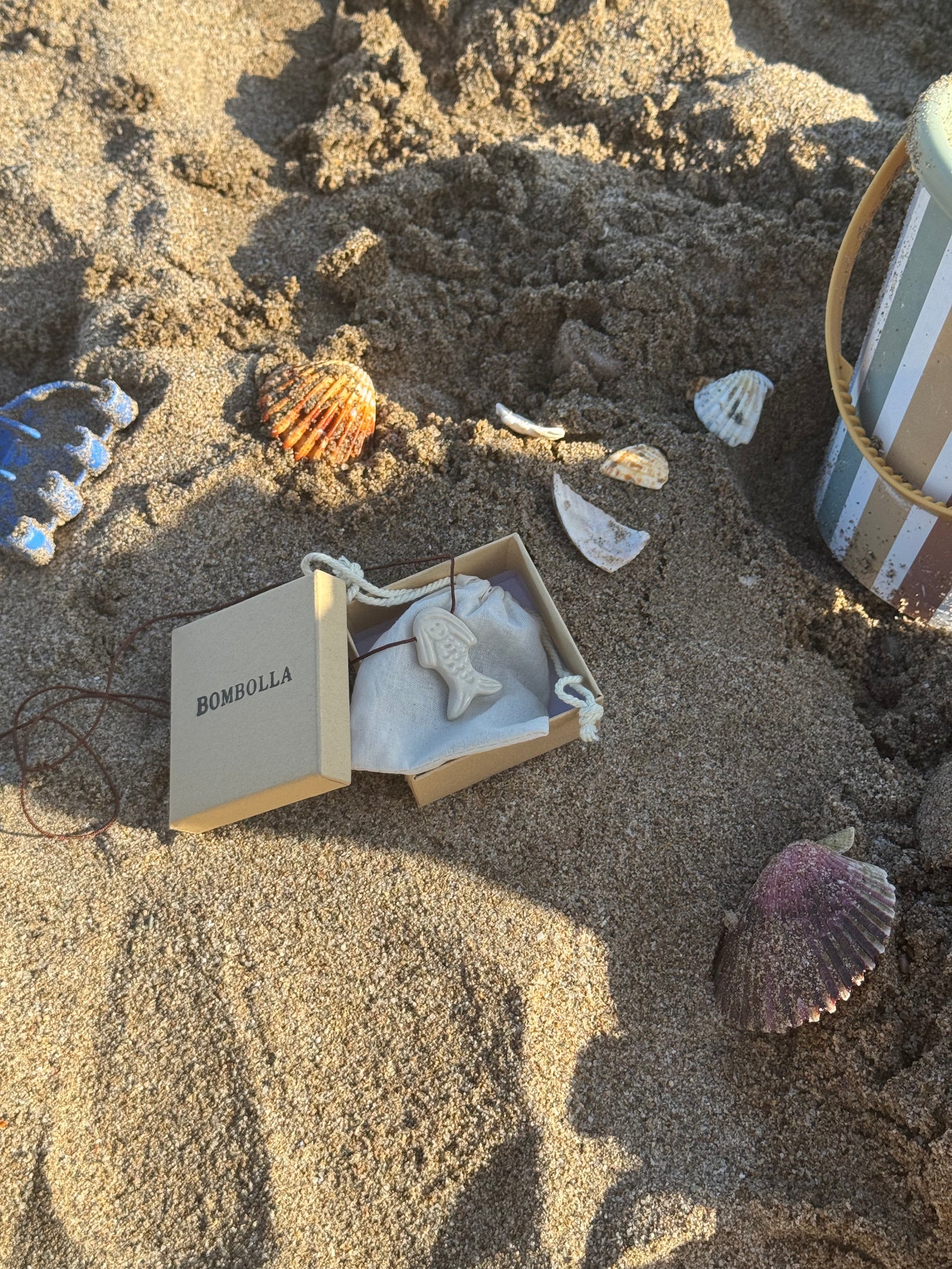 Ceramic Little Mermaid Pendant