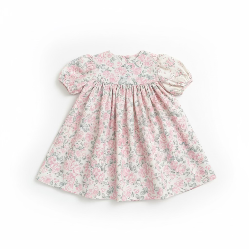 Rose Patchwork Dress