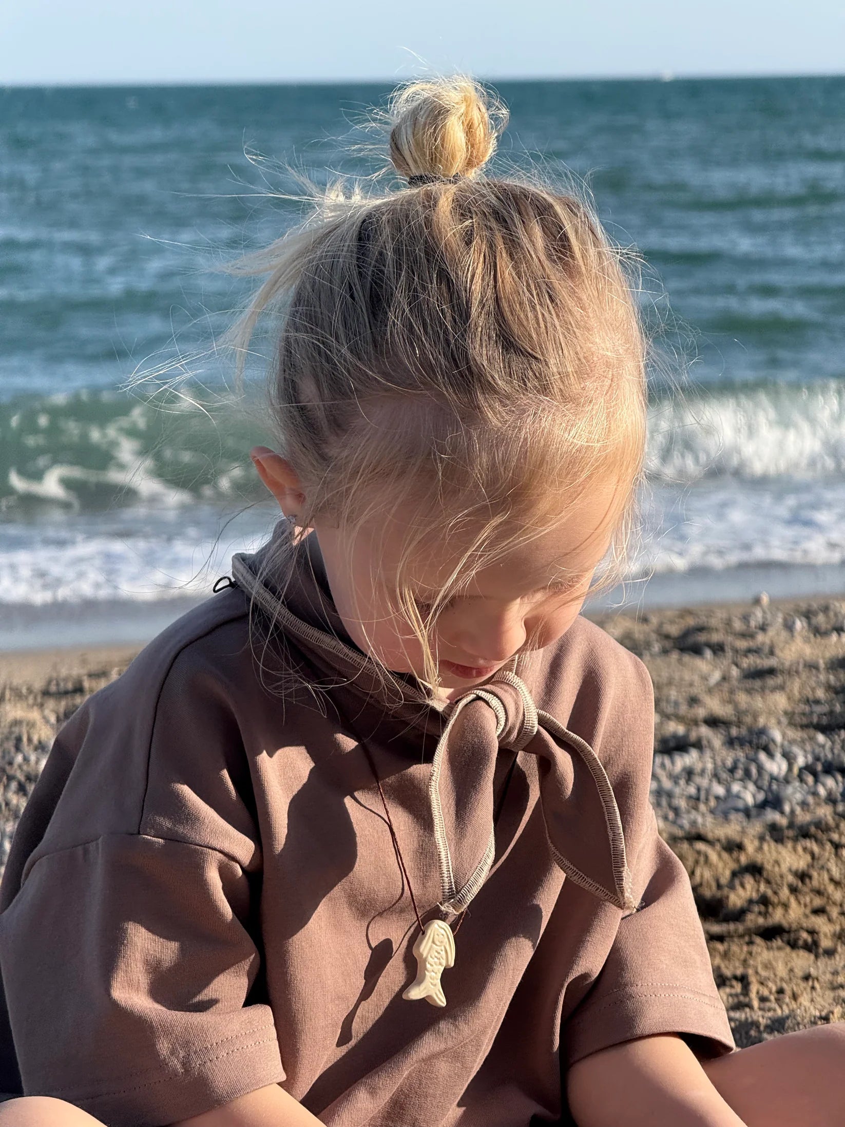 Ceramic Little Mermaid Pendant