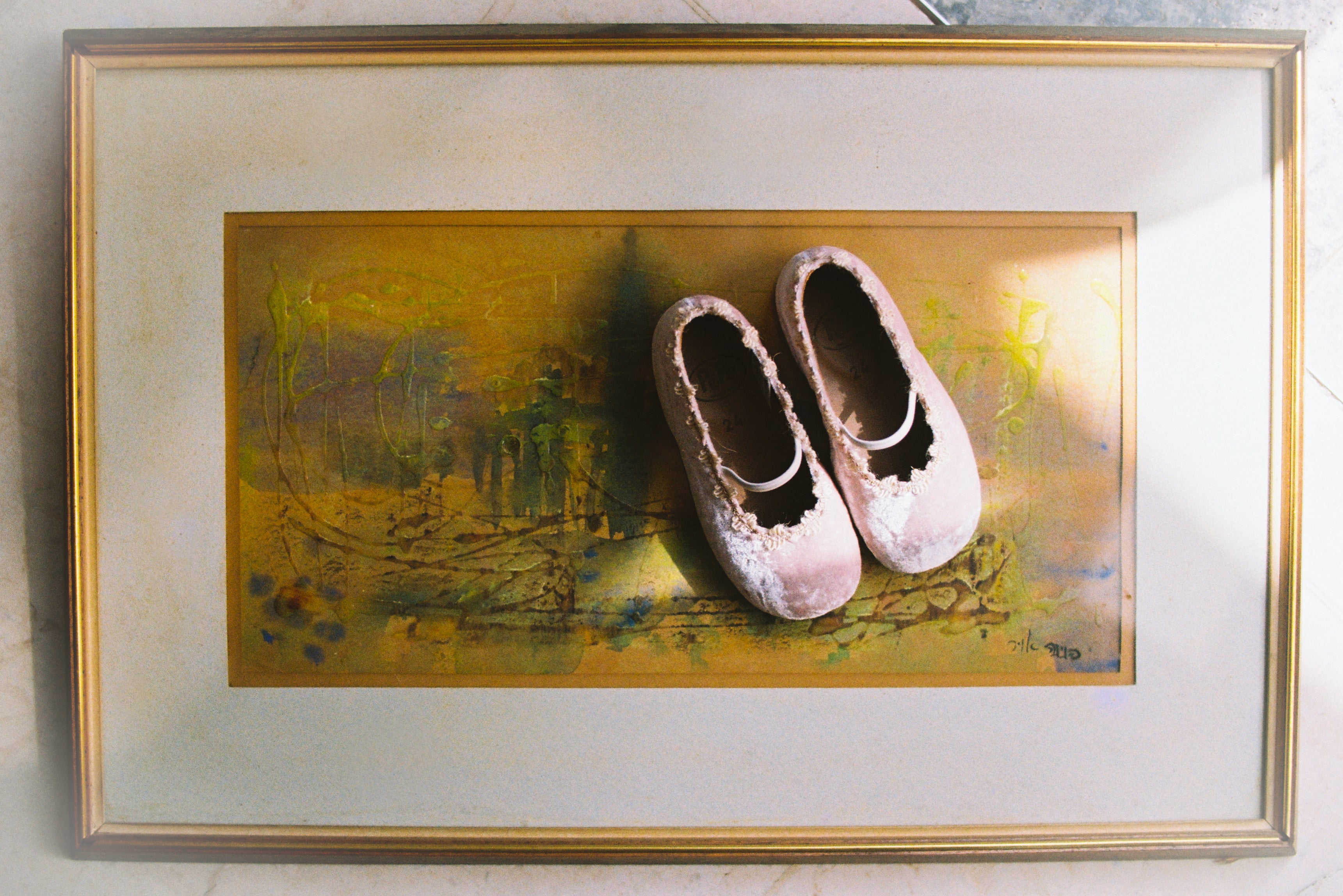 Pèpè Crushed Velvet Flats: Baby Pink