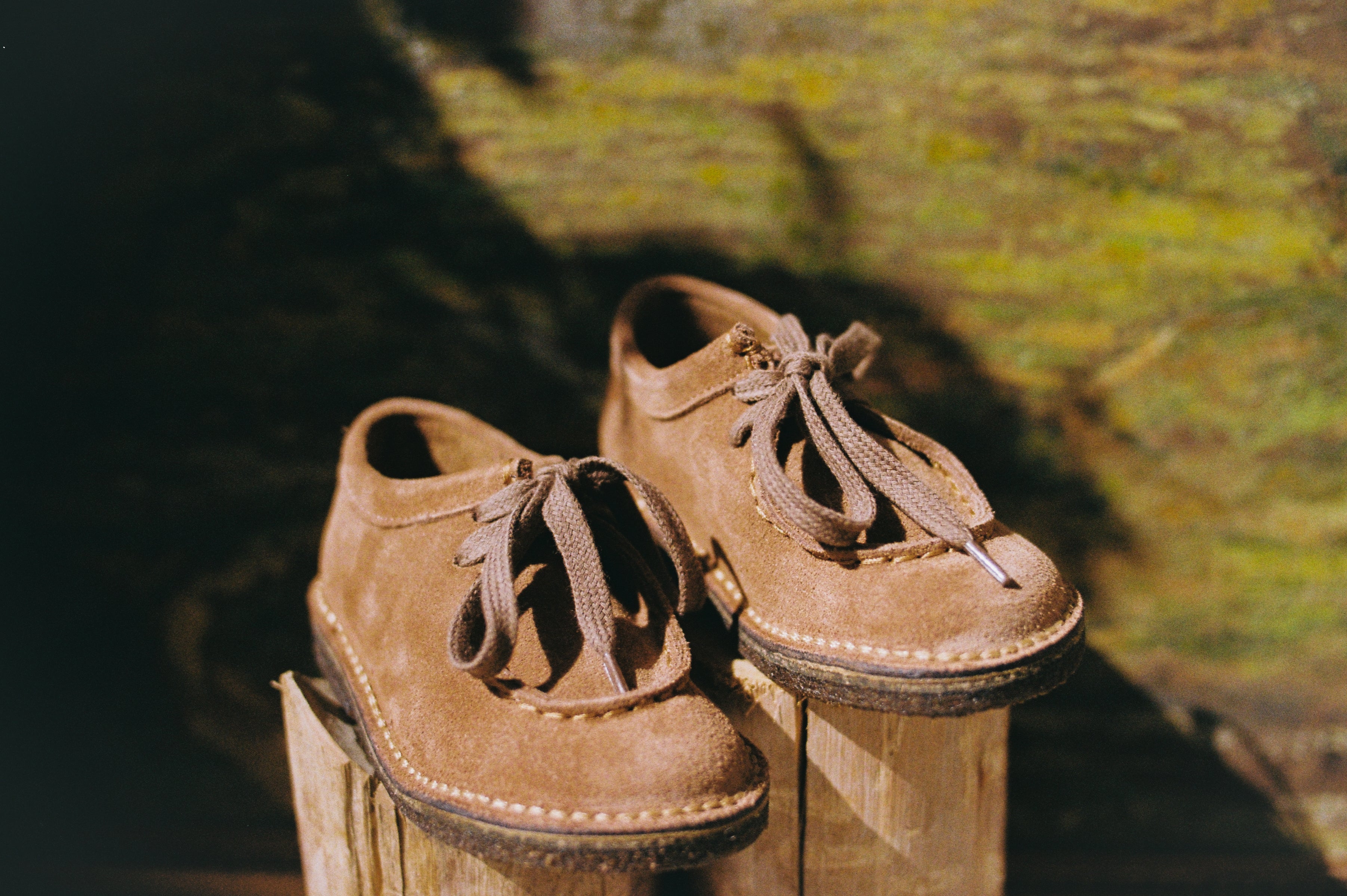 PèPè Dani Lace Up Shoes- Brown Suede