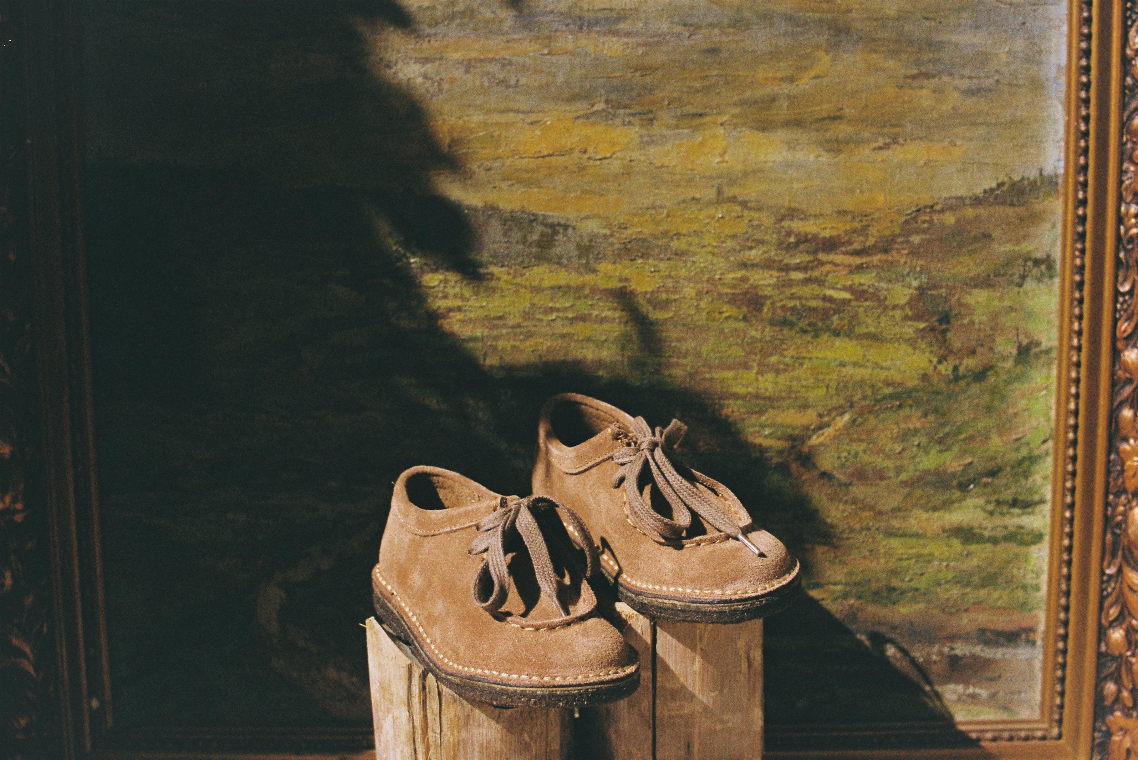 PèPè Dani Lace Up Shoes- Brown Suede