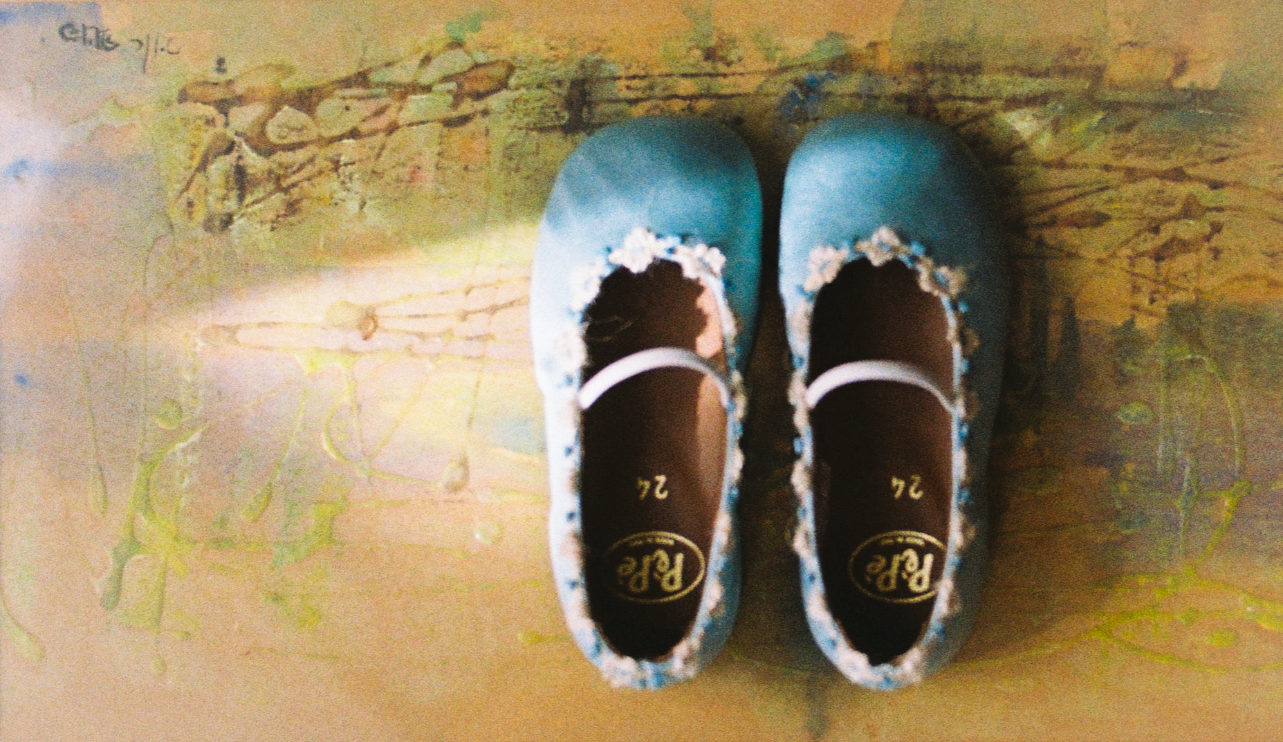 PèPè Satin Flats: Aqua