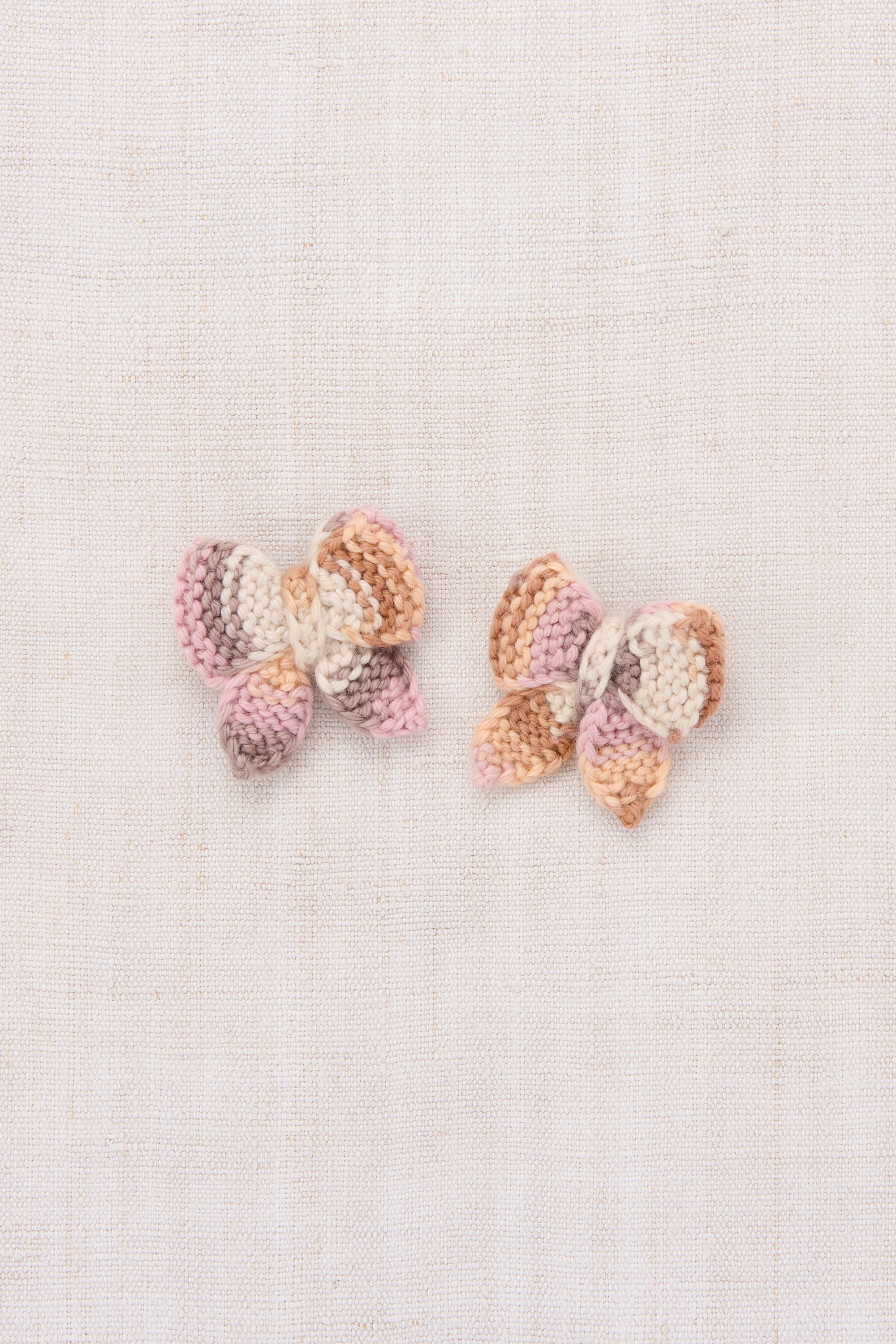 Baby Puff Bow Set - Mochi Space Dye