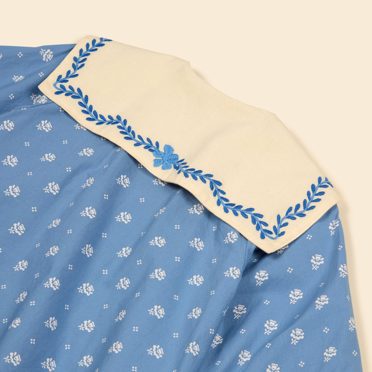 COMING SOON: Maggie Sailor Blouse - Mountain Calico Blue