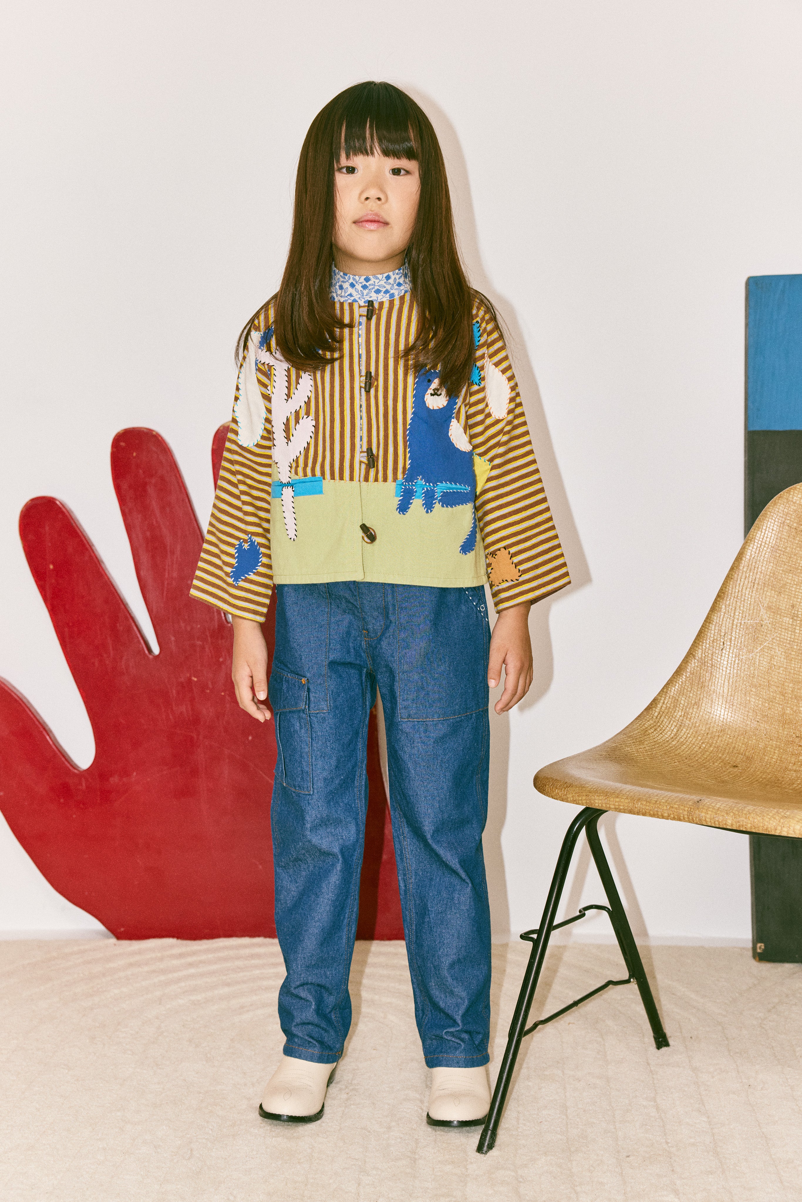 Catscape Applique Jacket