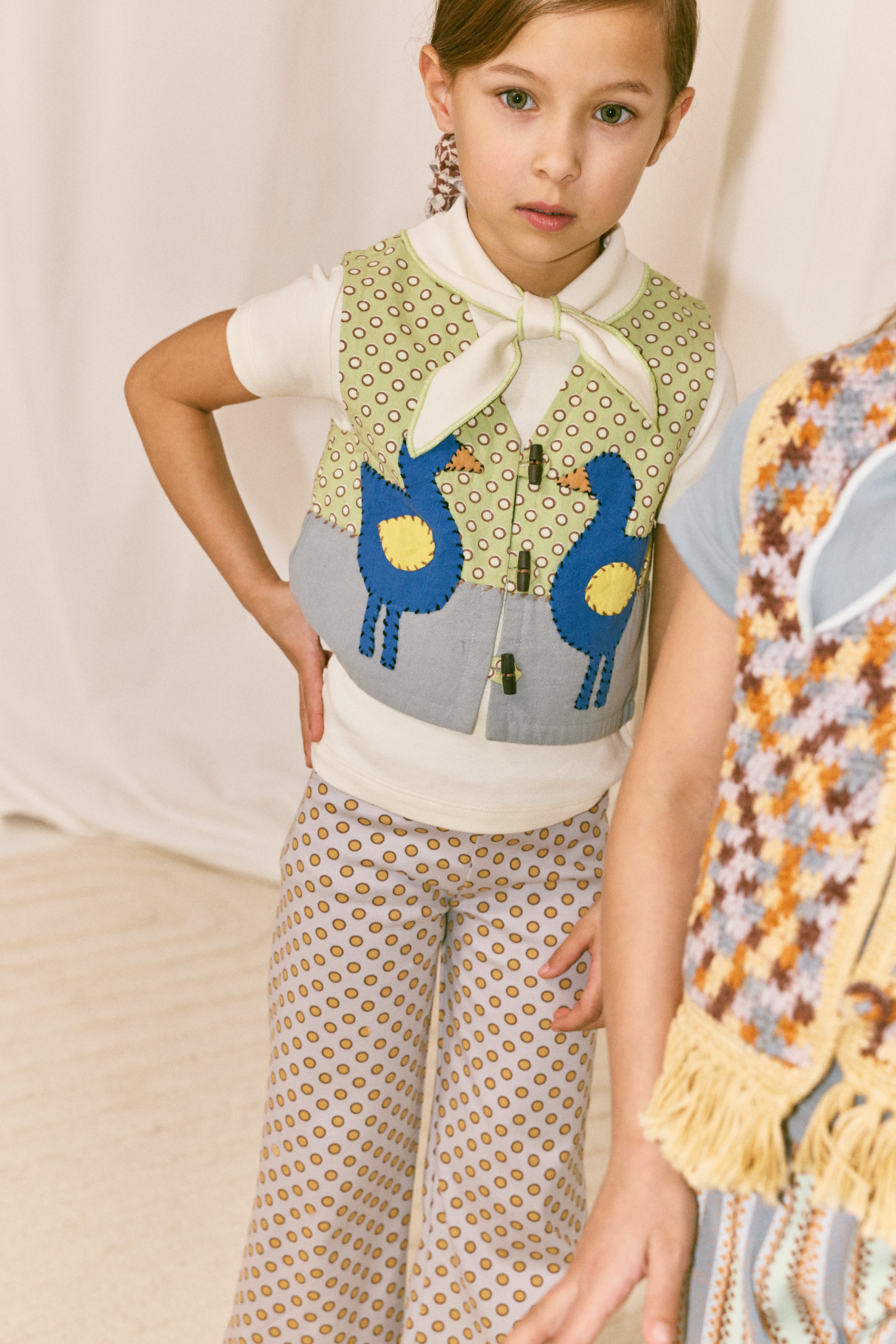 Flock Applique Vest