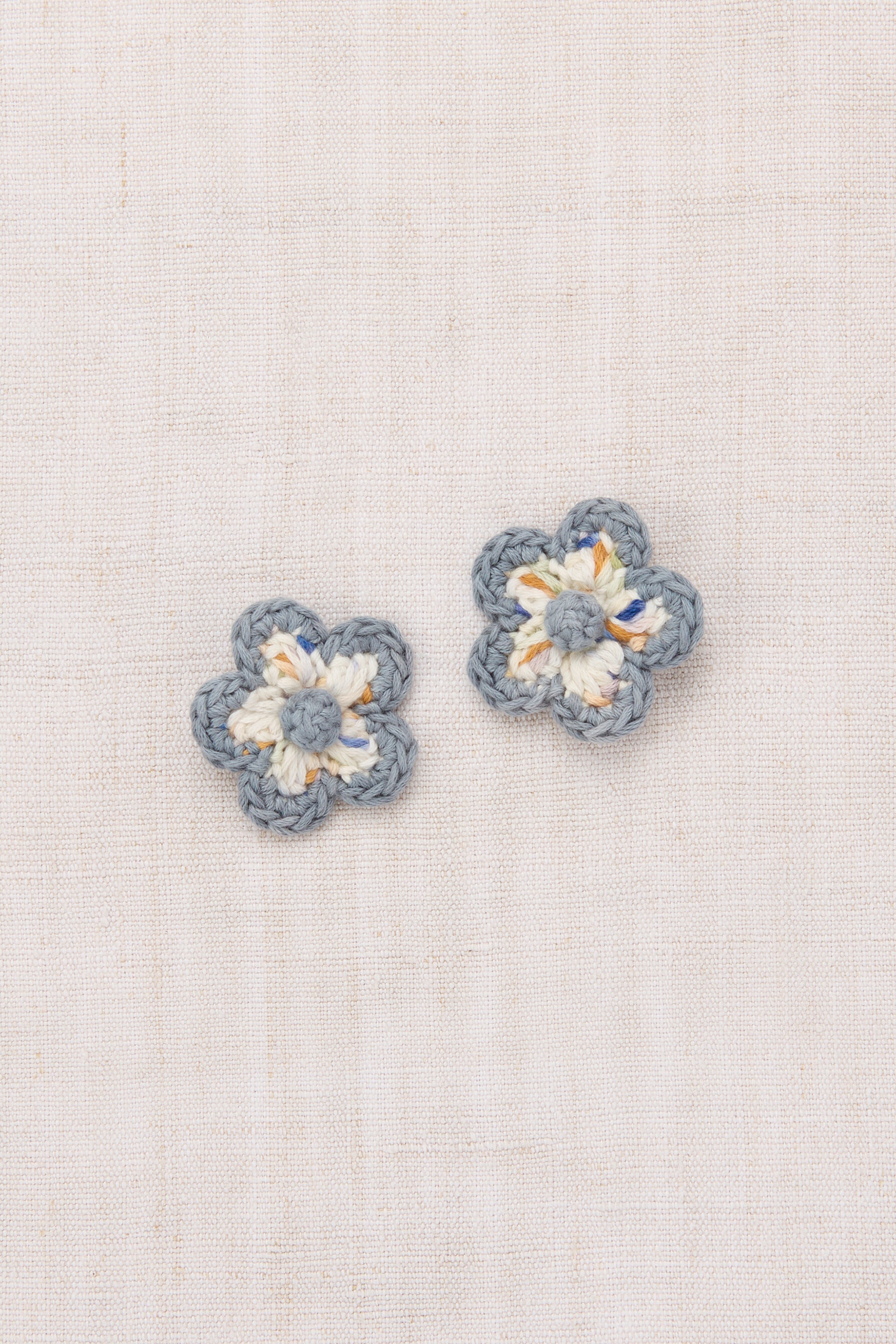 Medium Flower Clip Set, Seashore Confetti