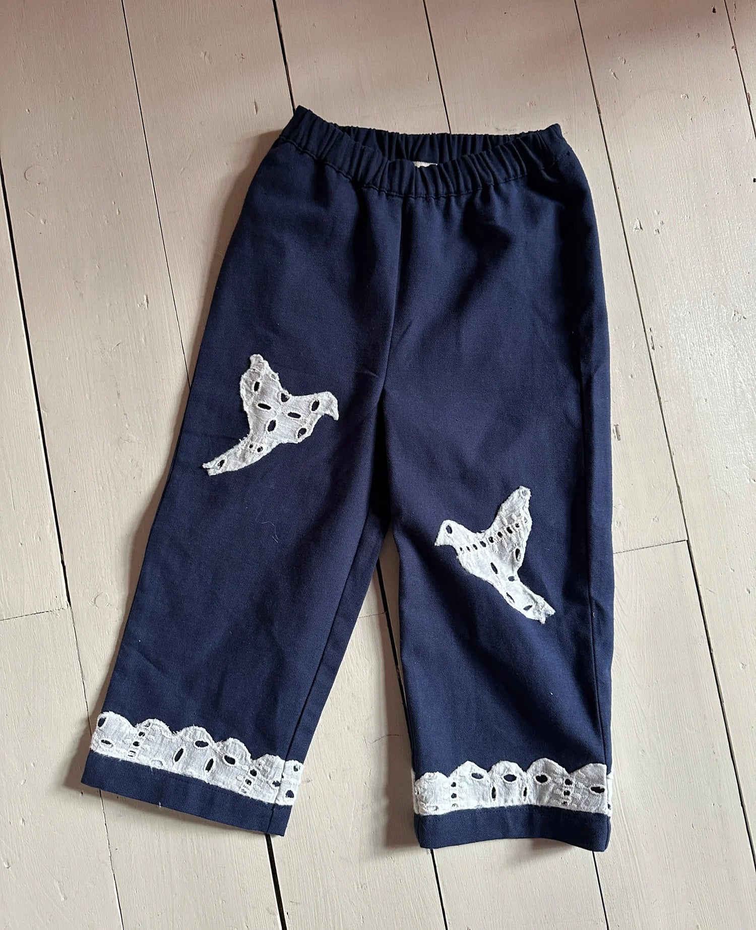 Oda MINI Pants Navy Birds