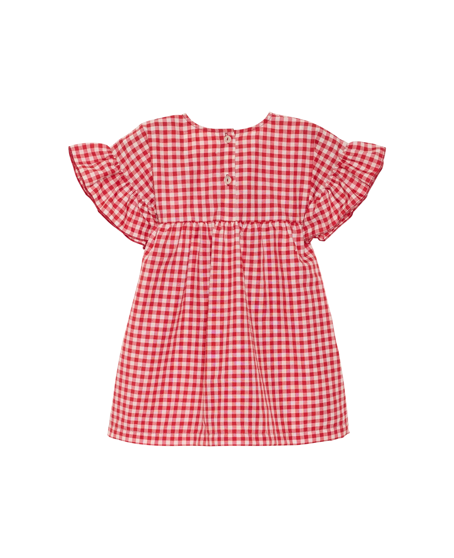 Ohio Dress, Red Checks