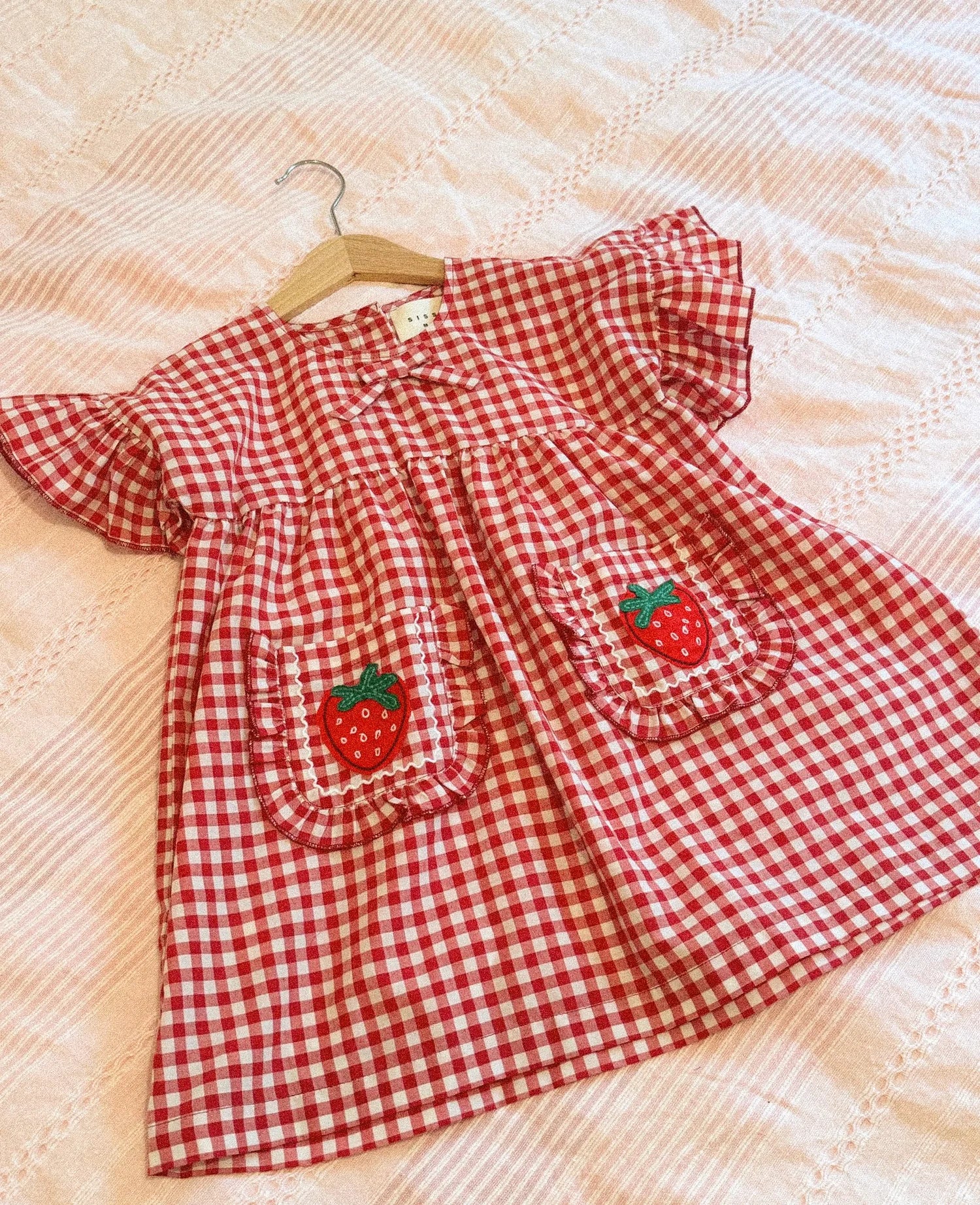 Ohio Dress, Red Checks